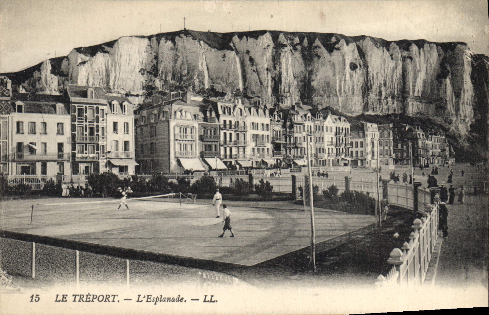 CPA Tennis Le Treport L'esplanade 