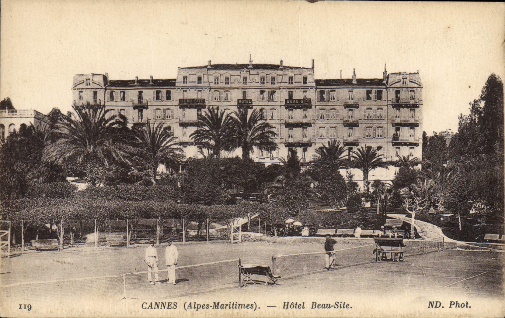 CPA Tennis Cannes Hotel Beau Site 