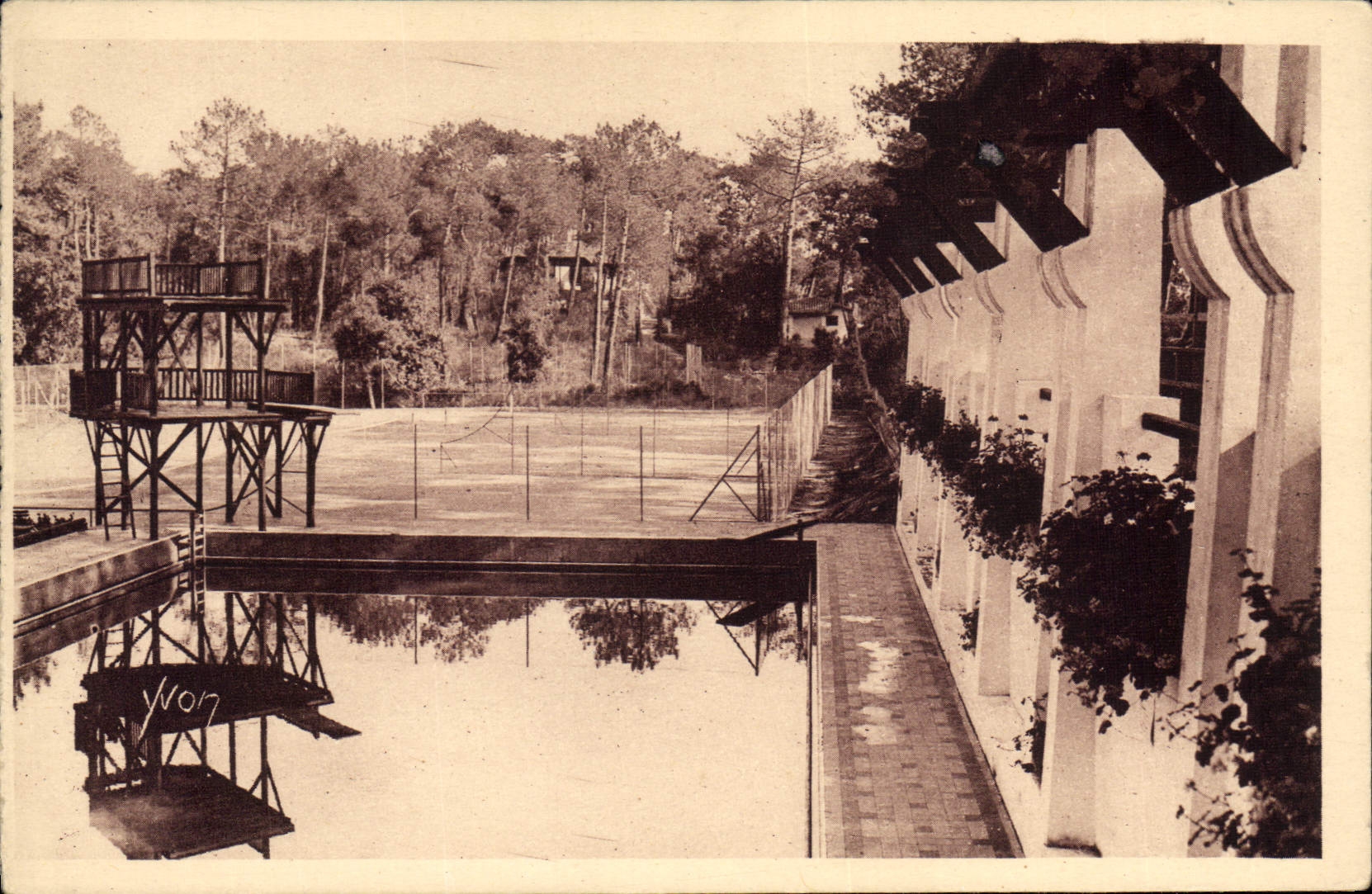 CPA Tennis Hossegor Le Sporting La piscine 