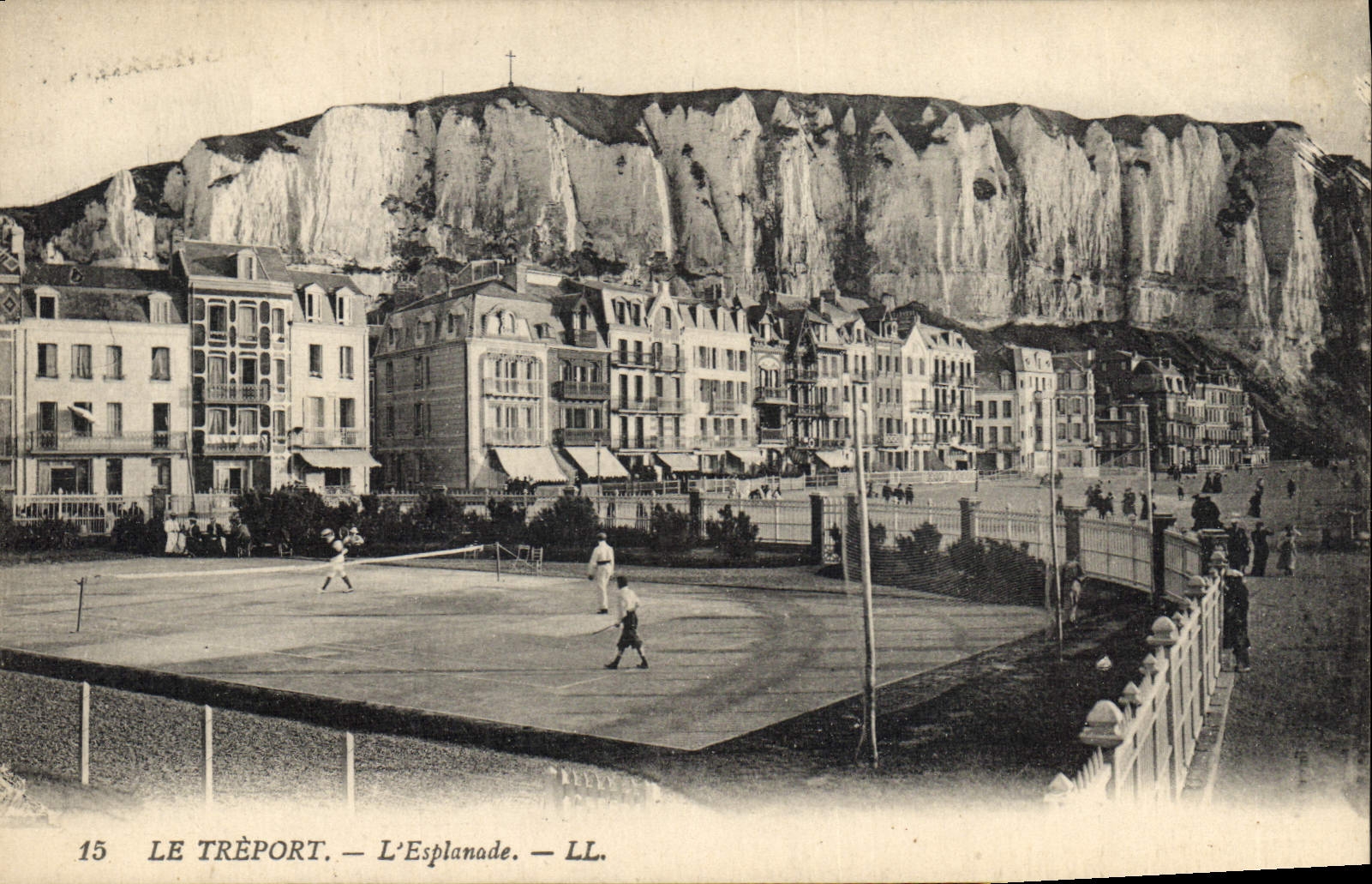 CPA Tennis Le Treport L'esplanade 