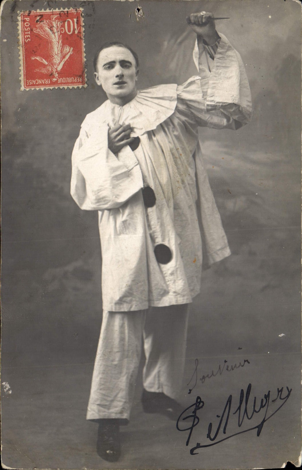 CPA Fantaisie Pierrot Pierrots 