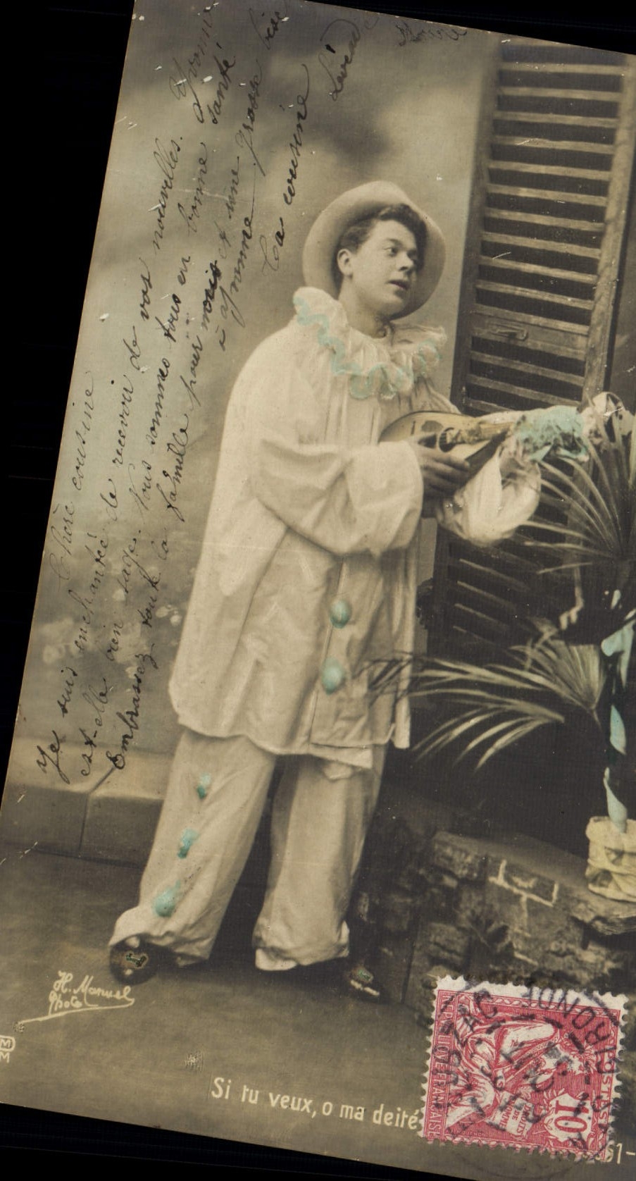 CPA Fantaisie Pierrot Pierrots 