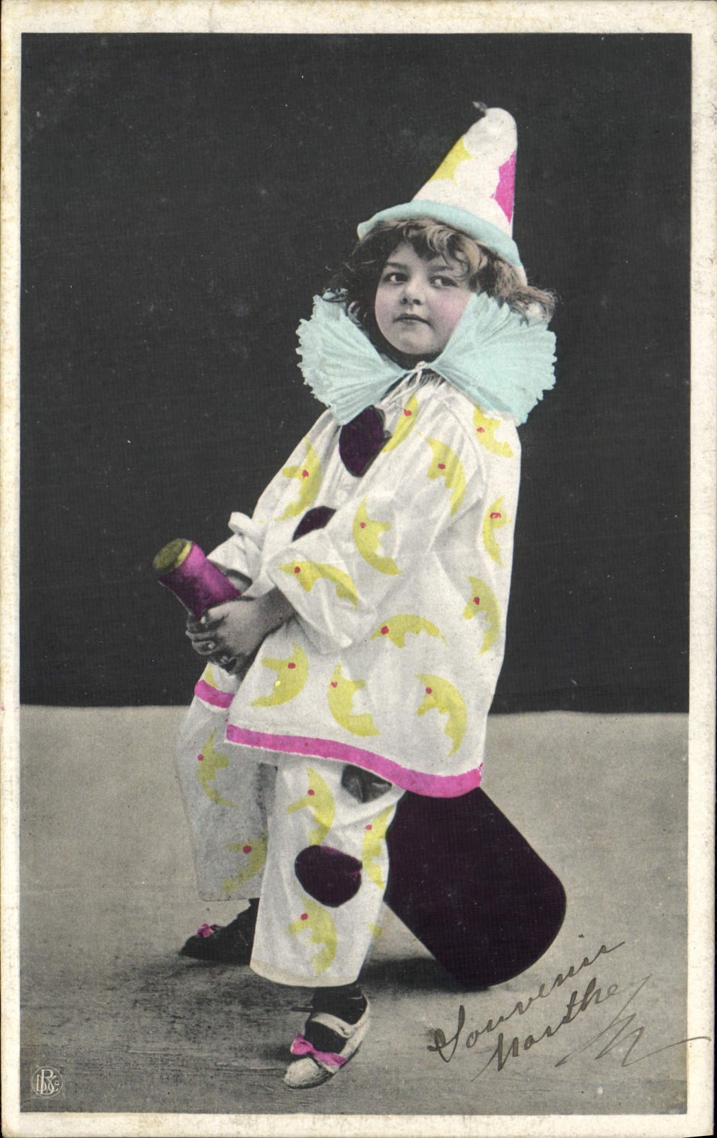 CPA Fantaisie Pierrot Pierrots Enfant 