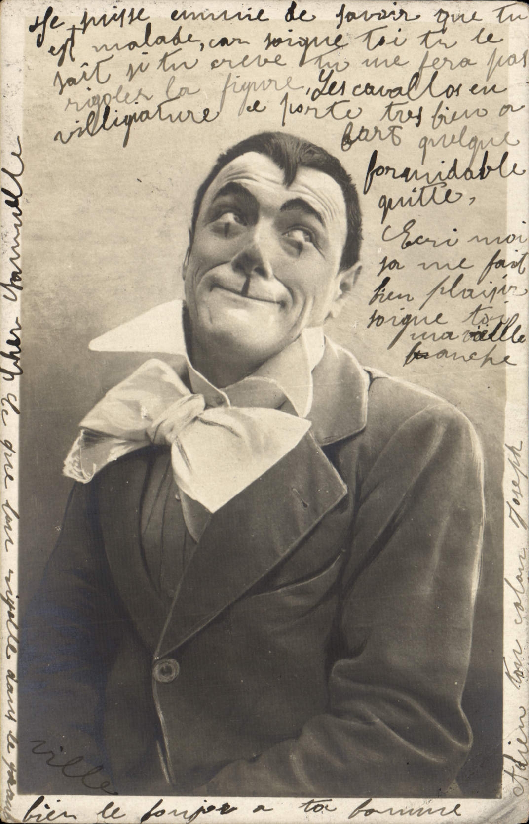 CPA Fantaisie Pierrot Pierrots 