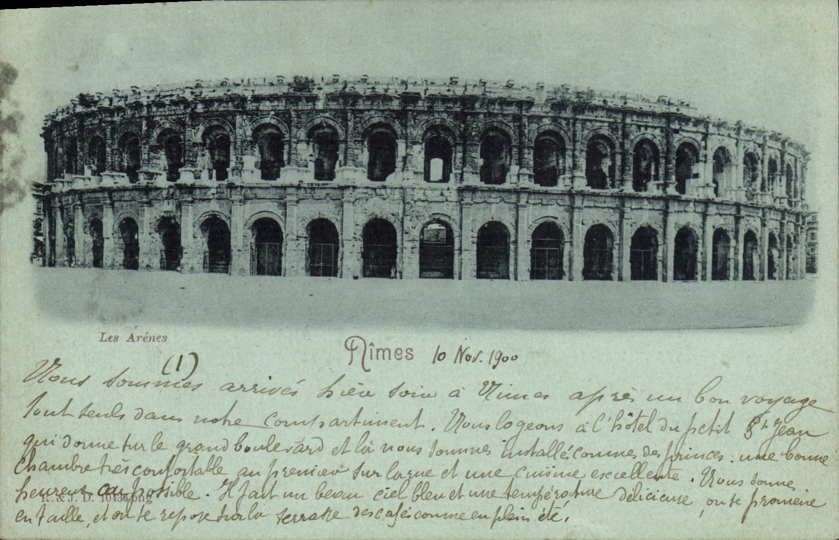 CPA Corrida Course de taureaux Nimes Les arenes