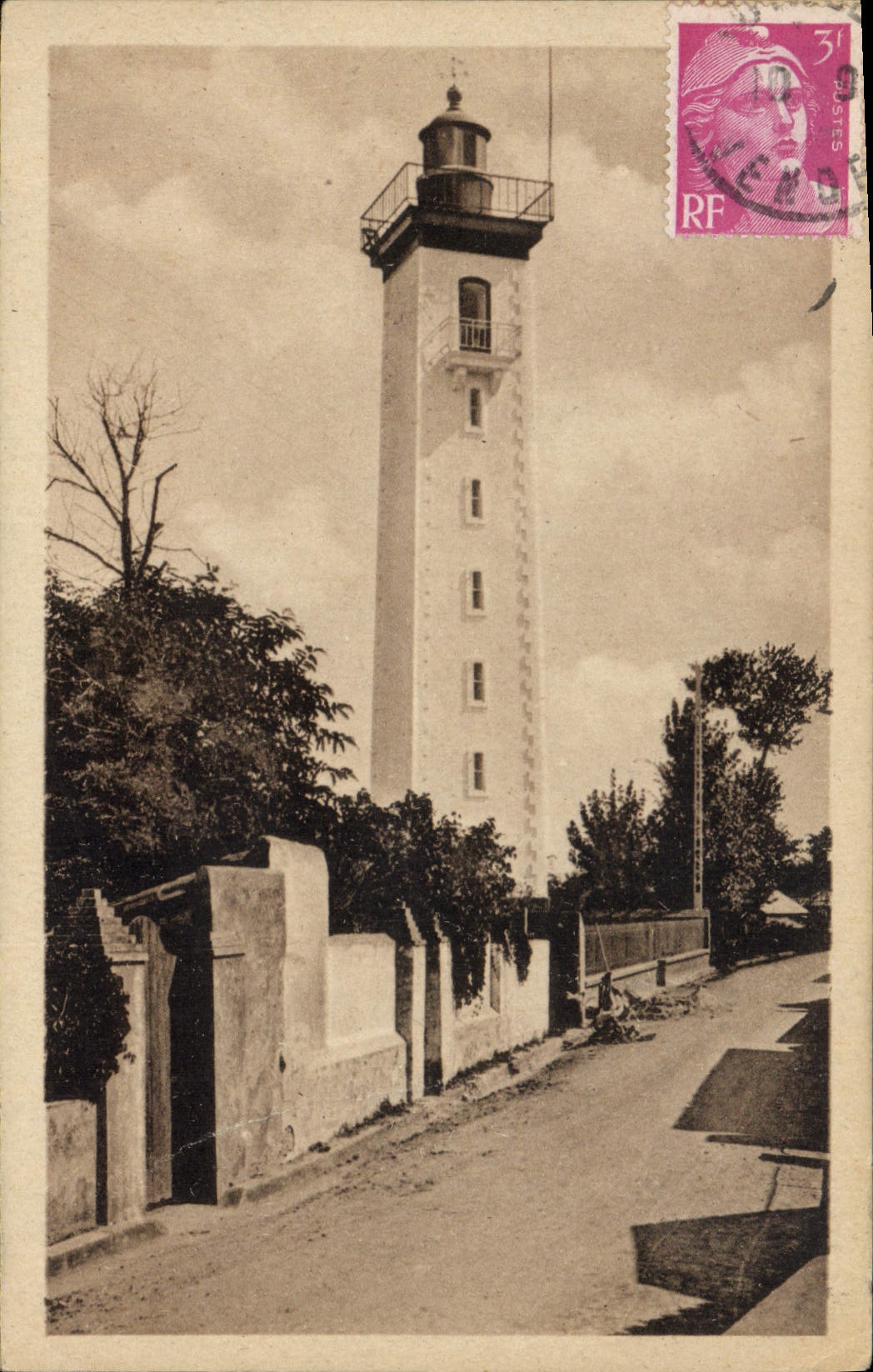 CPA Phare Croix de Vie 
