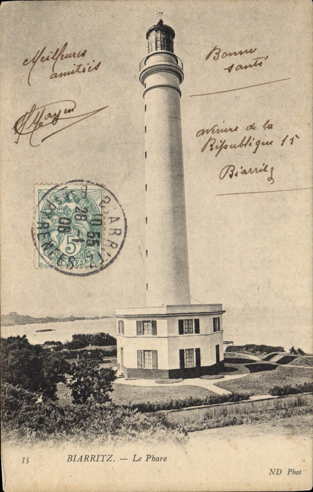 CPA Phare Biarritz