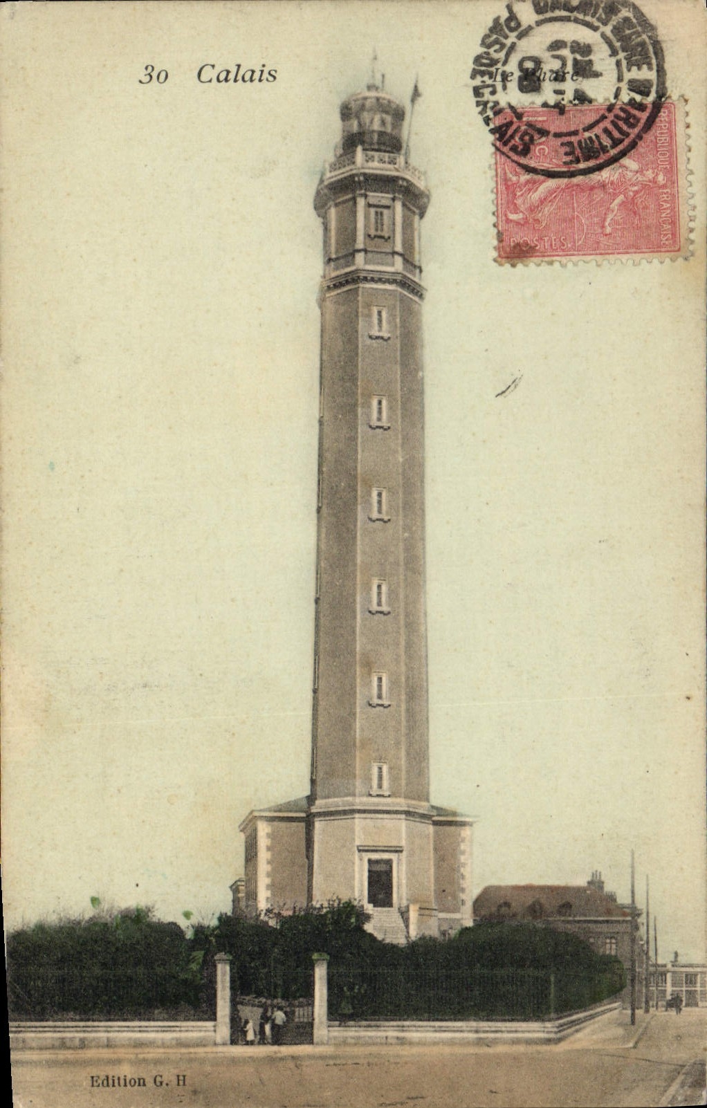 CPA Phare Calais