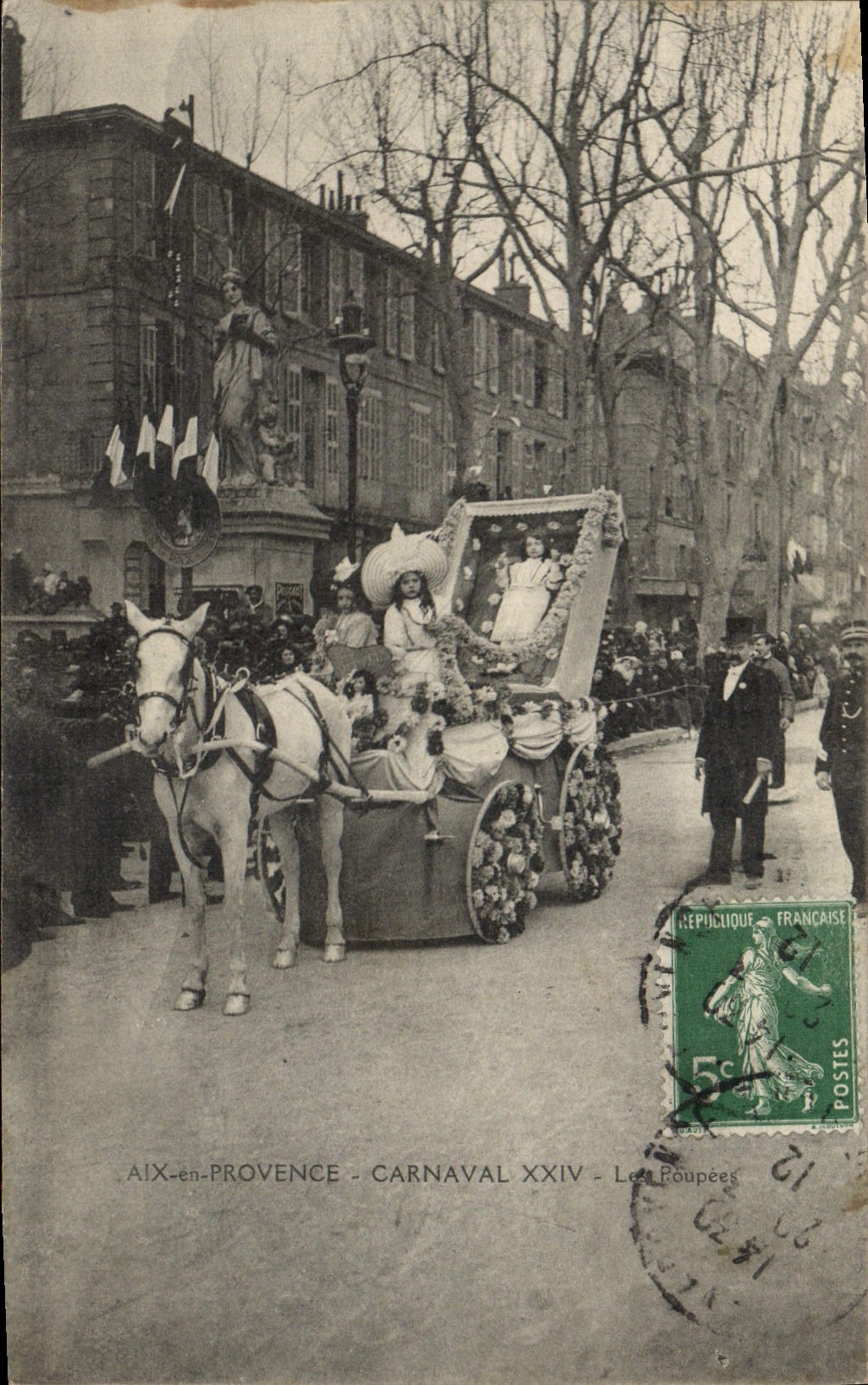CPA Carnaval XXIV Aix en Provence Les poupees