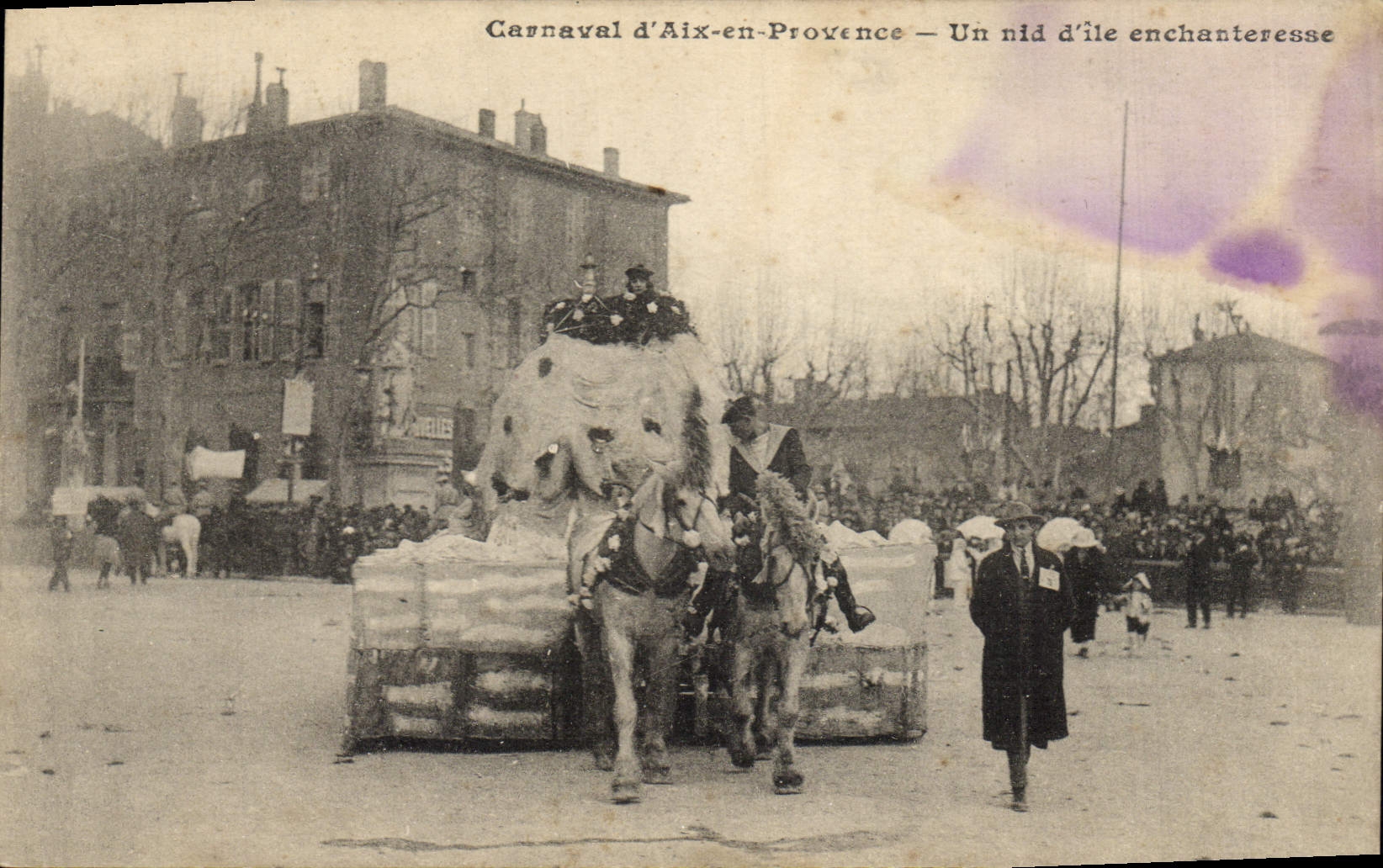 CPA Carnaval d'Aix en Provence Un nid d'ile enchanteresse