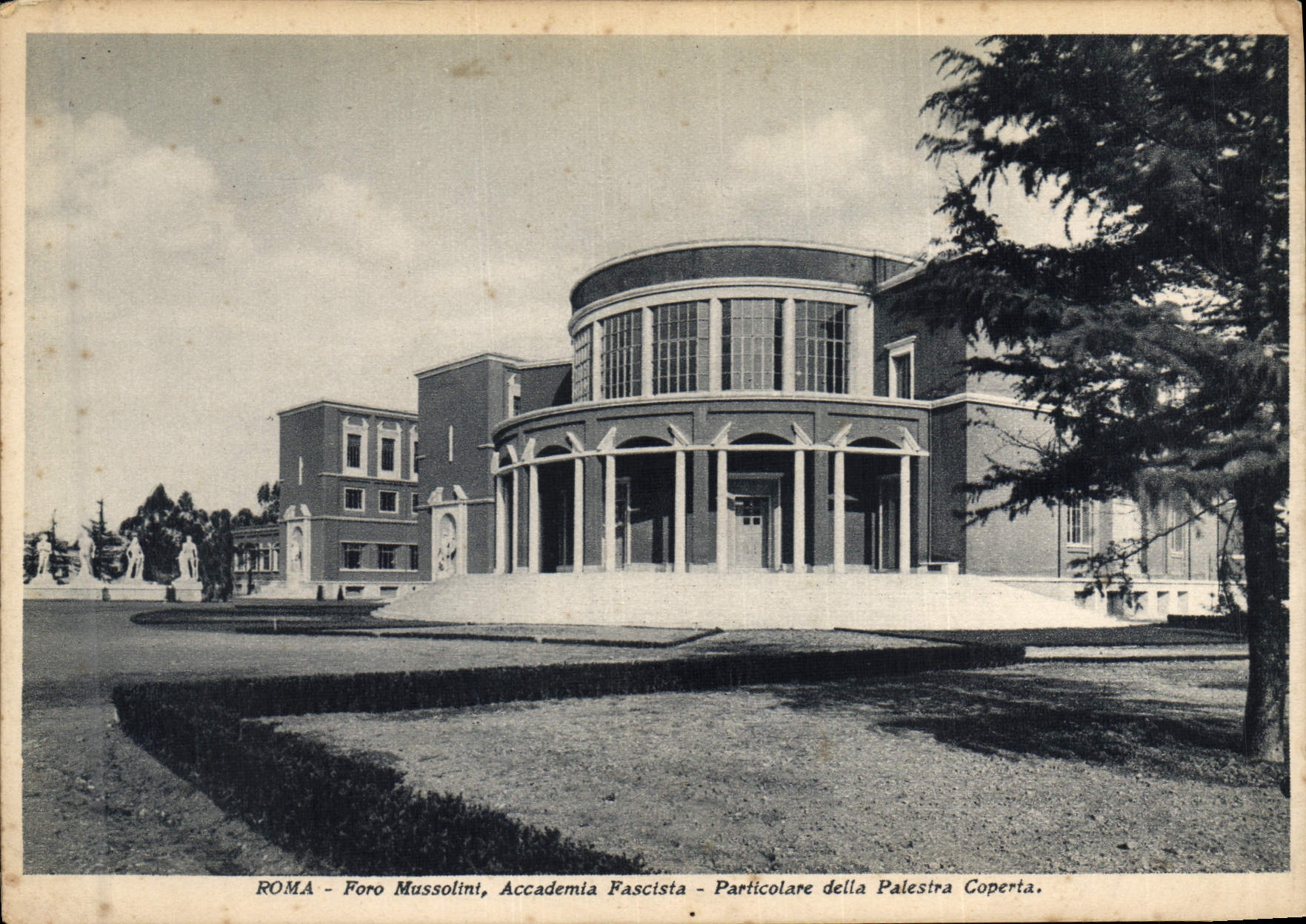 CPA Roma Foro Mussolini Accademia Fascista
