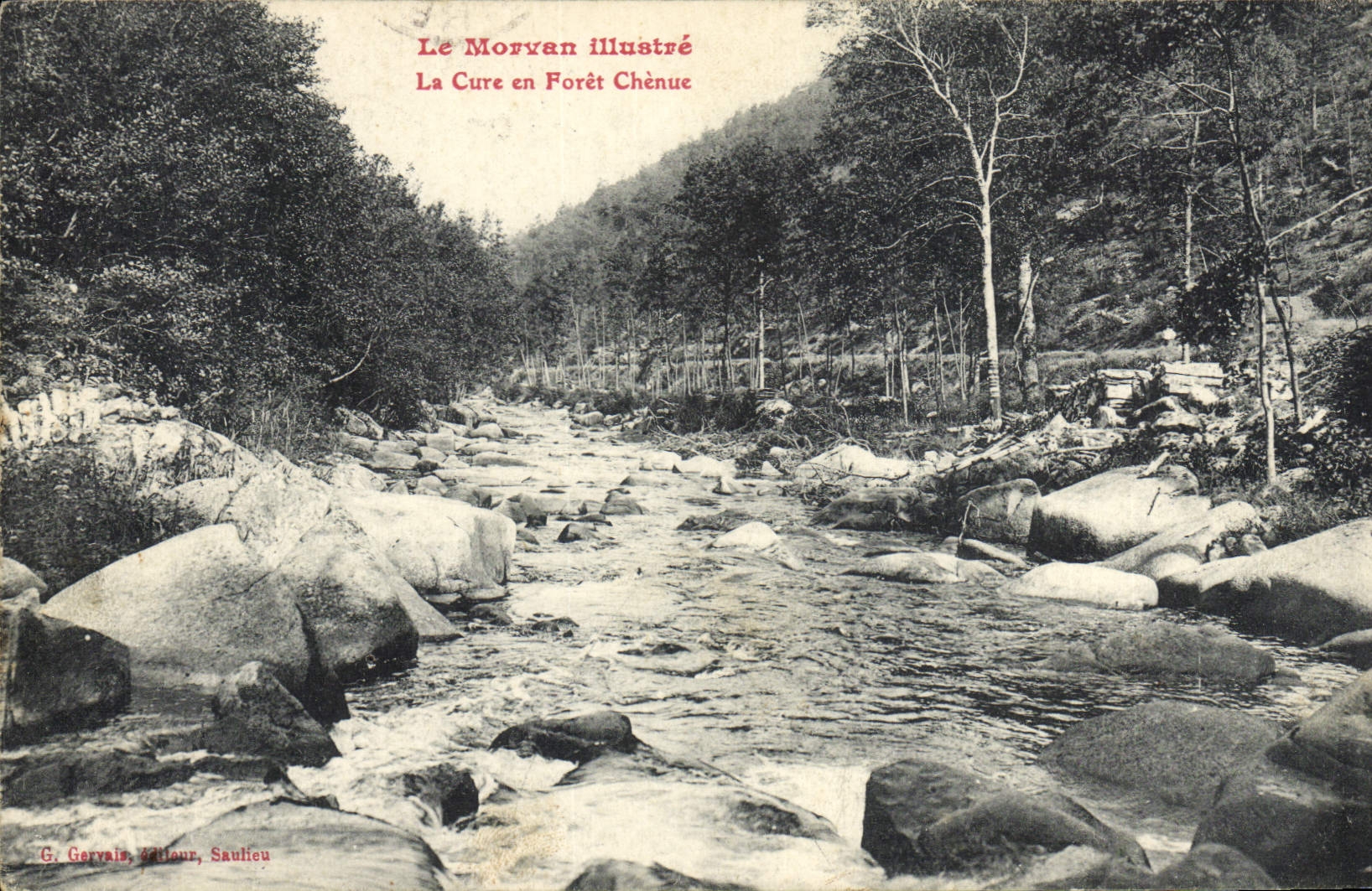 CPA Morvan La Cure en foret Chenue 