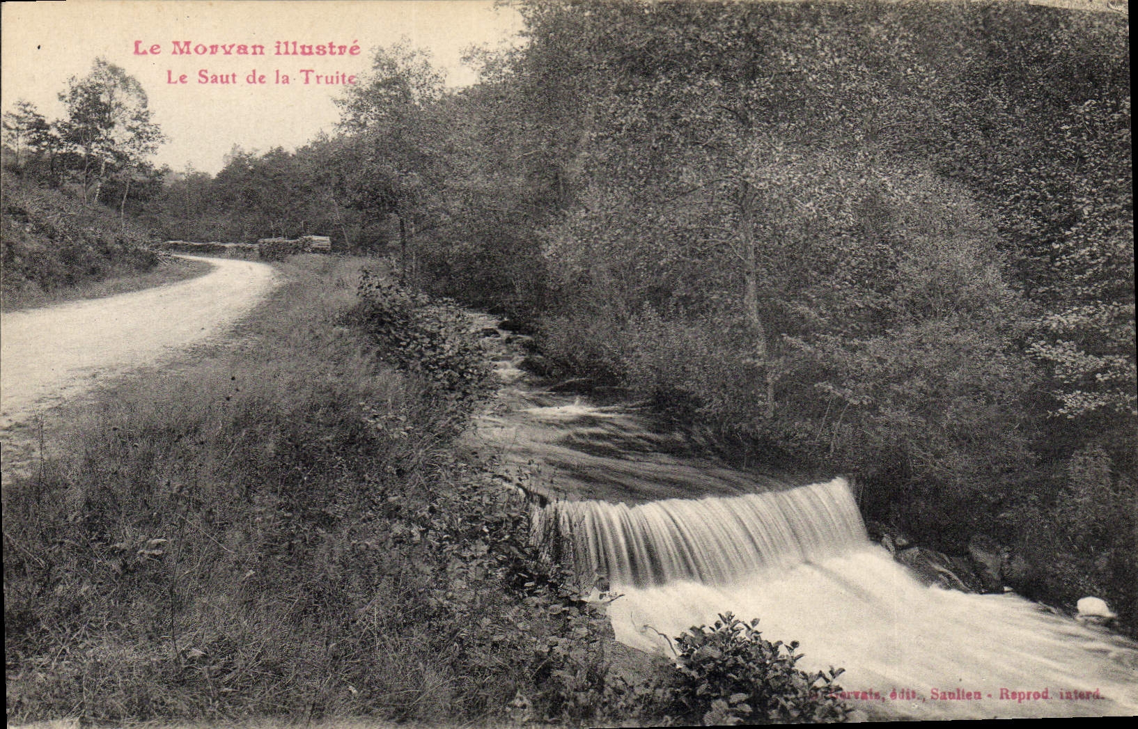 CPA Morvan Le saut de la truite 