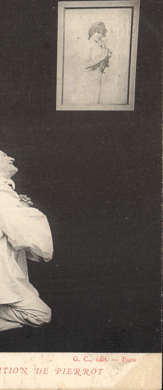 Vintage Postcard Pierrot Pierrots Declaration of Pierrot