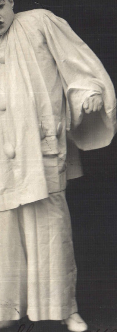 Vintage Postcard Pierrot Pierrots anger