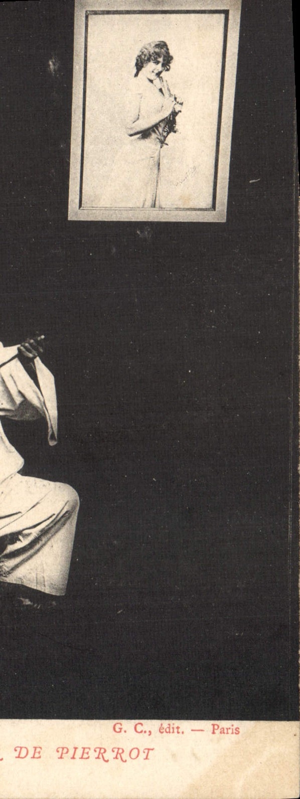 Vintage Postcard Pierrot Pierrots Despair of Pierrot