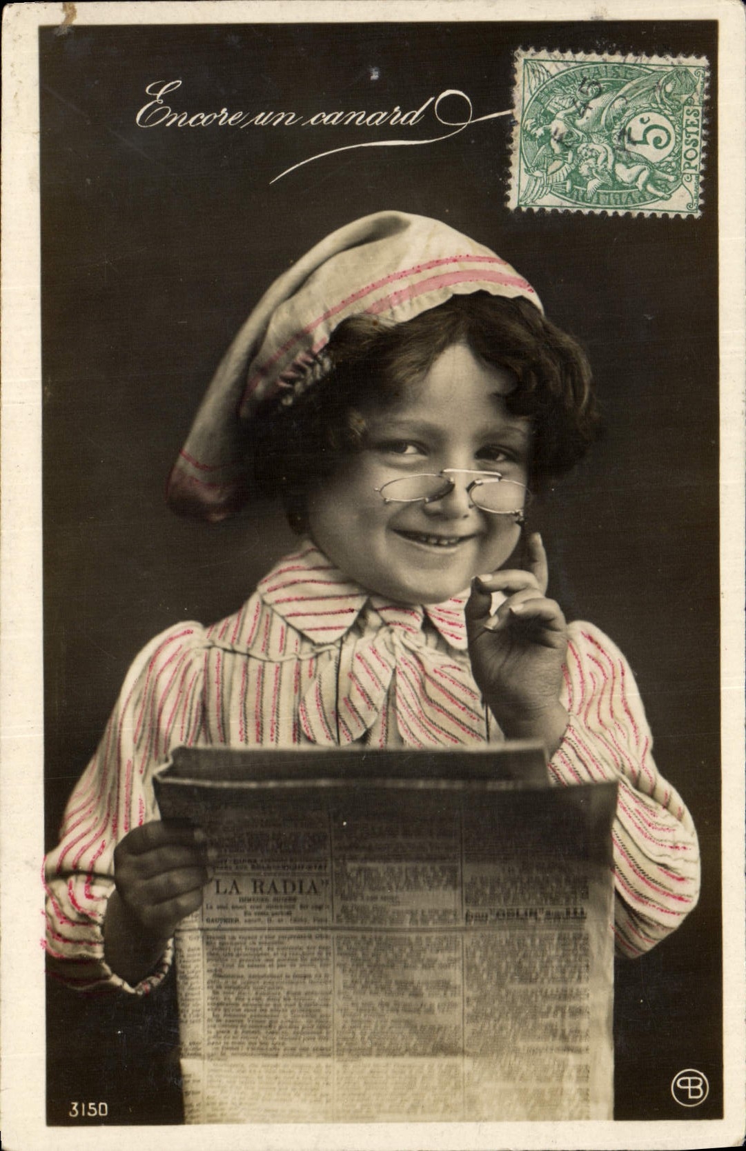 CPA Fantaisie Journaux Journal Enfant