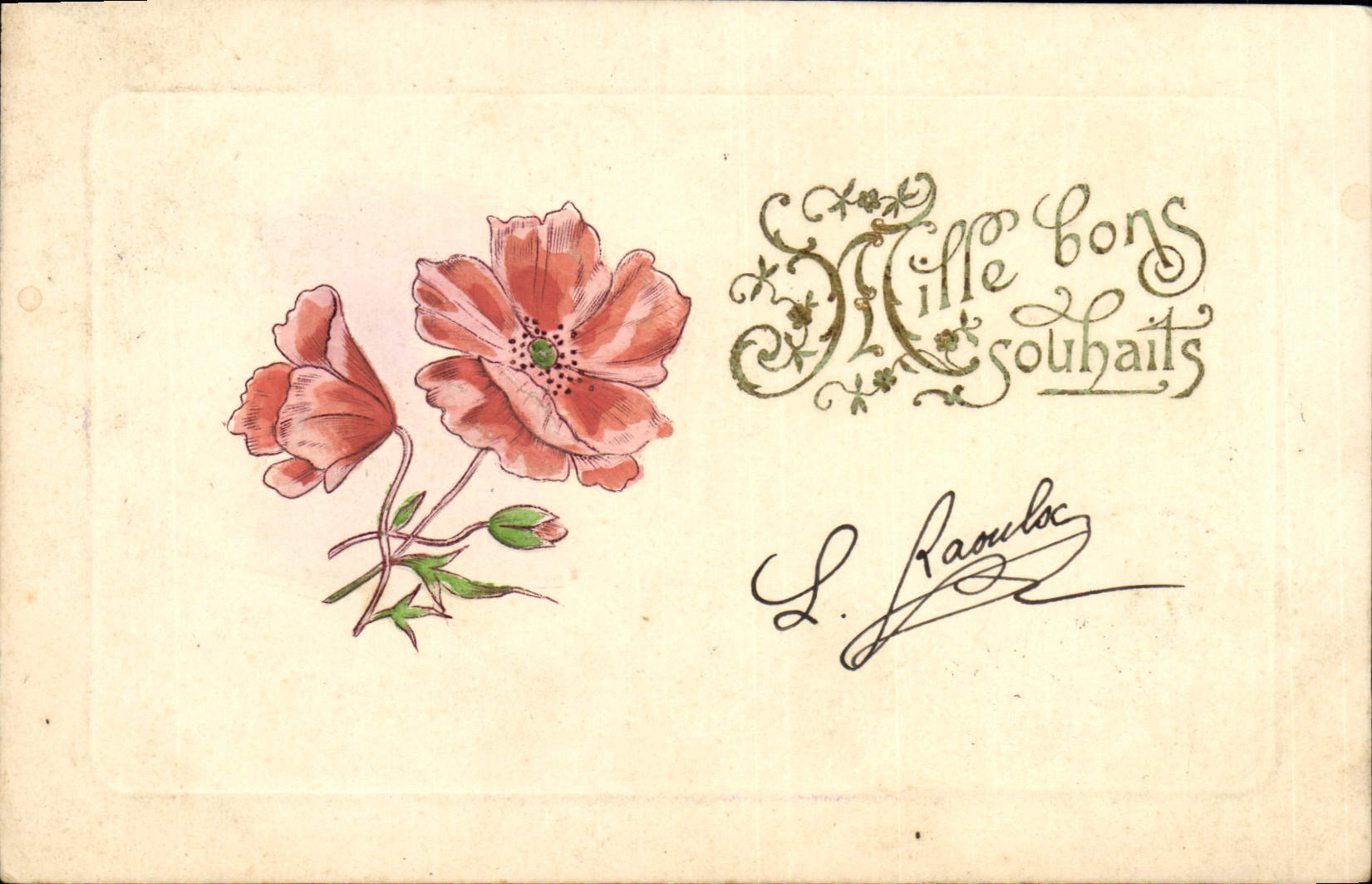 CPA Fantaisie Fleurs 