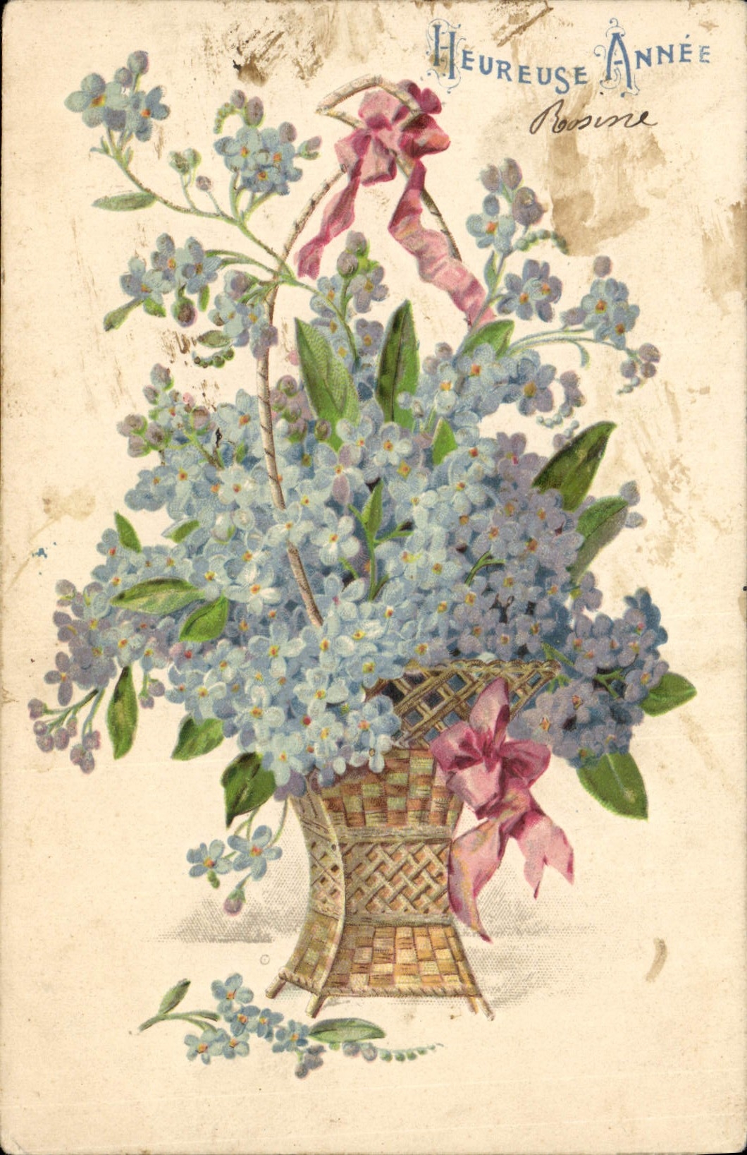 CPA Fantaisie Fleurs 