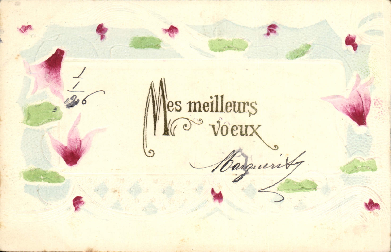 CPA Fantaisie Fleurs 