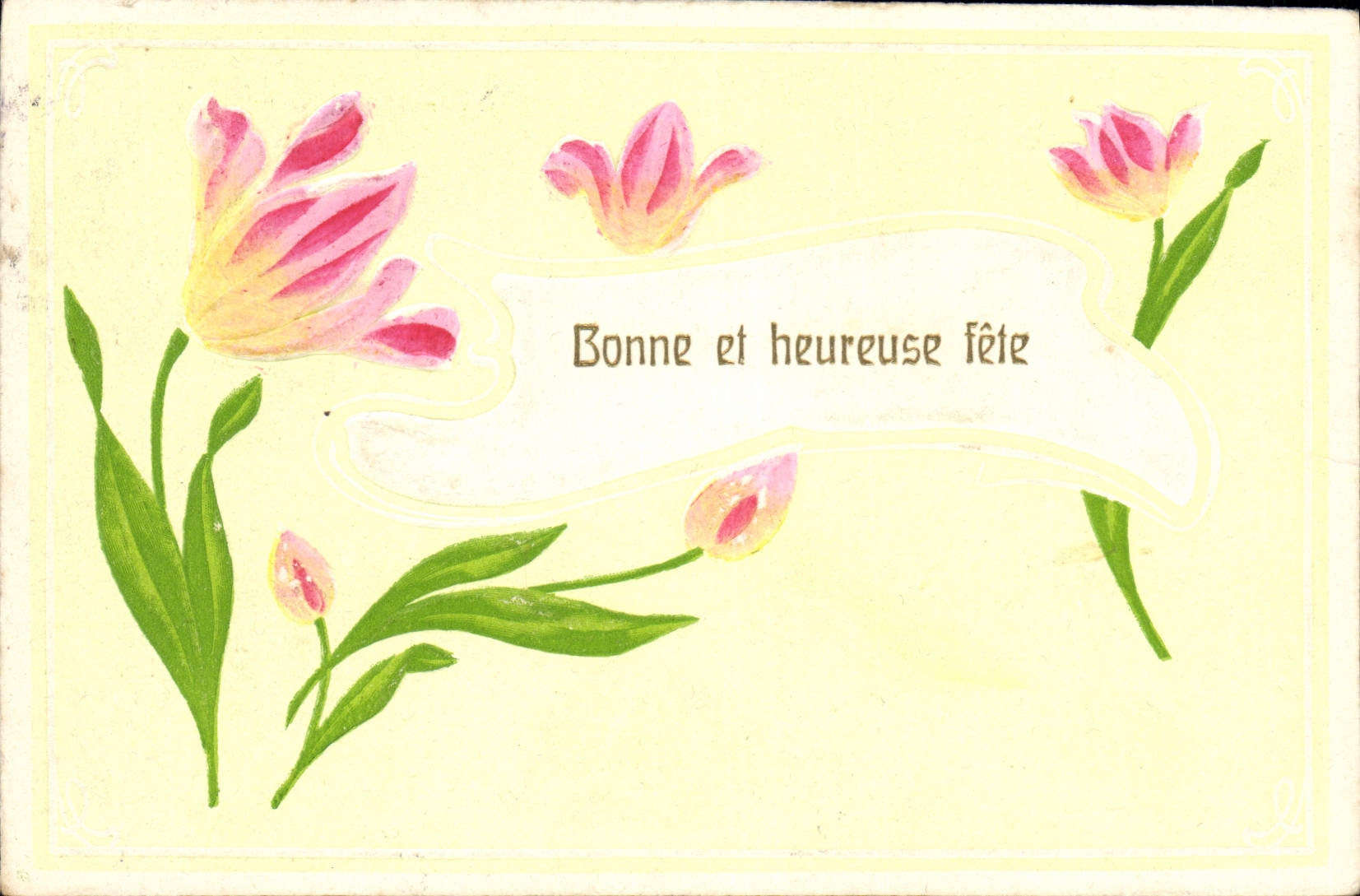 CPA Fantaisie Fleurs 