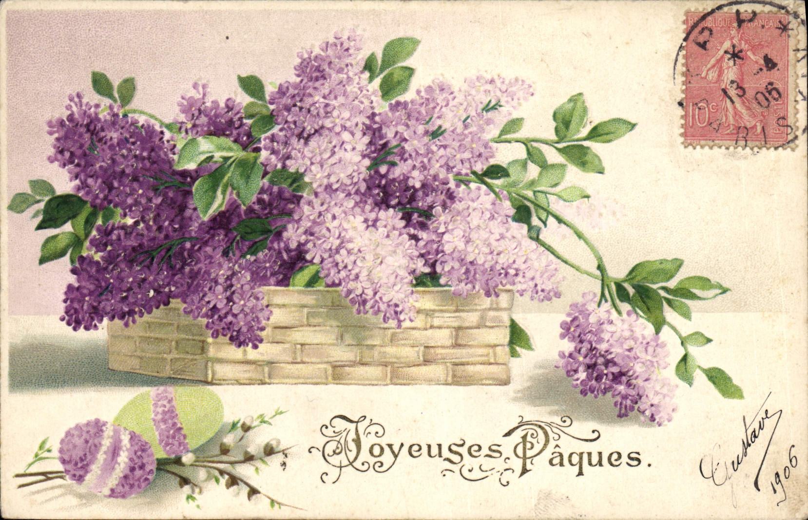 CPA Fantaisie Fleurs 