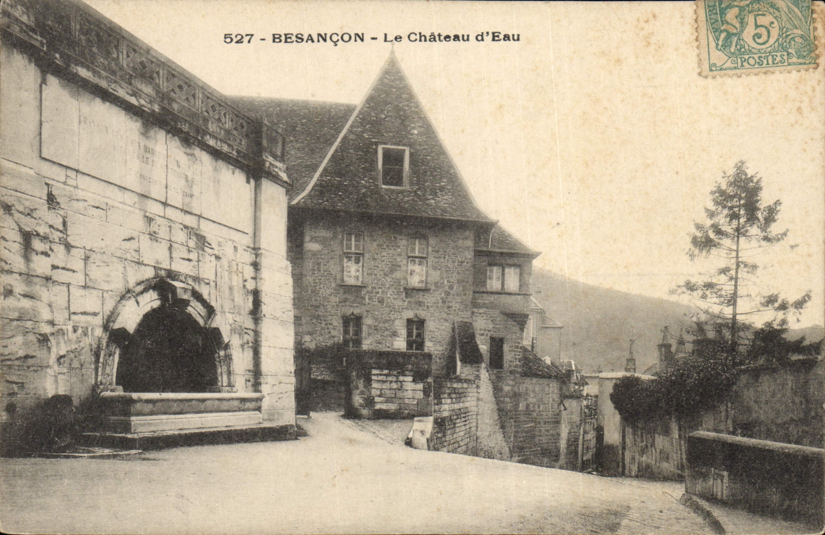 CPA Chateau d'eau Besancon