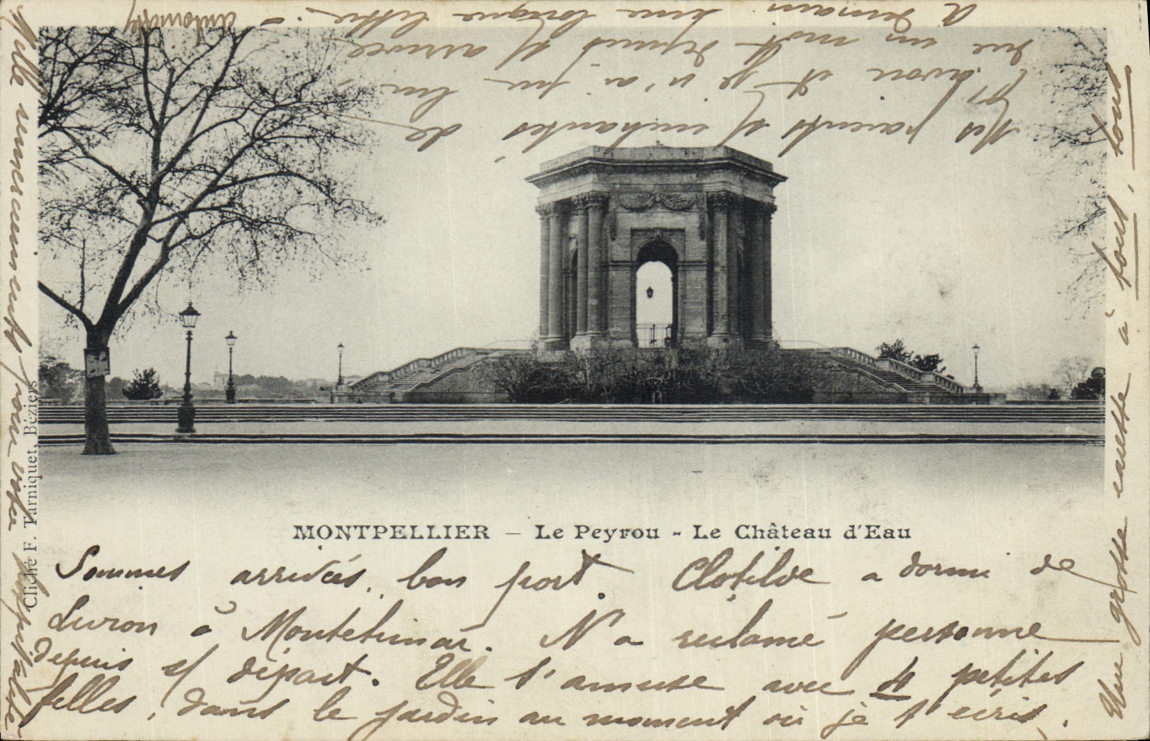 CPA Chateau d'eau Le Peyrou Montpellier