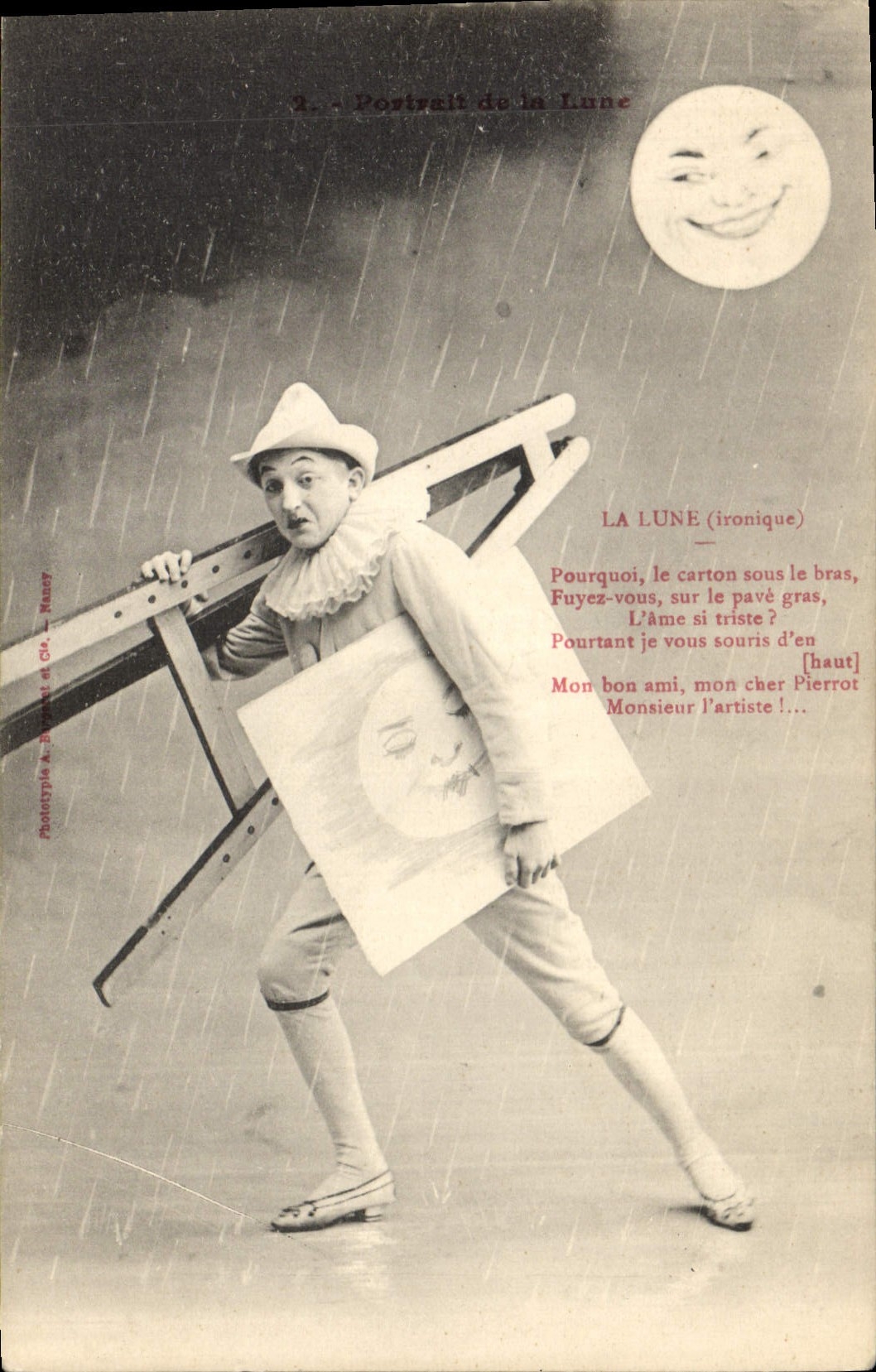 CPA Fantaisie Pierrot Pierrots 