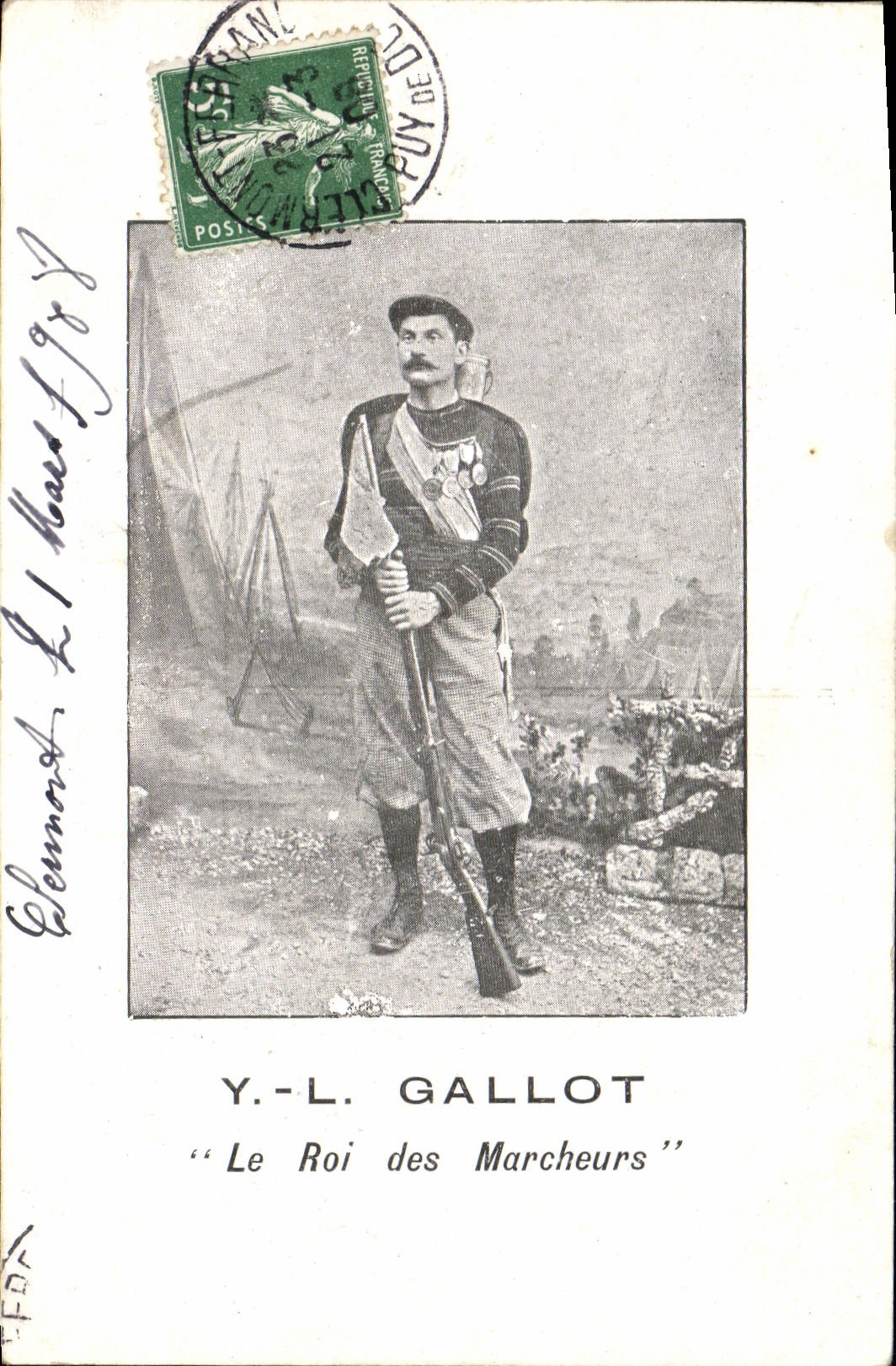 CPA Globe Trotters Globe-Trotters Gallot Le roi des marcheurs