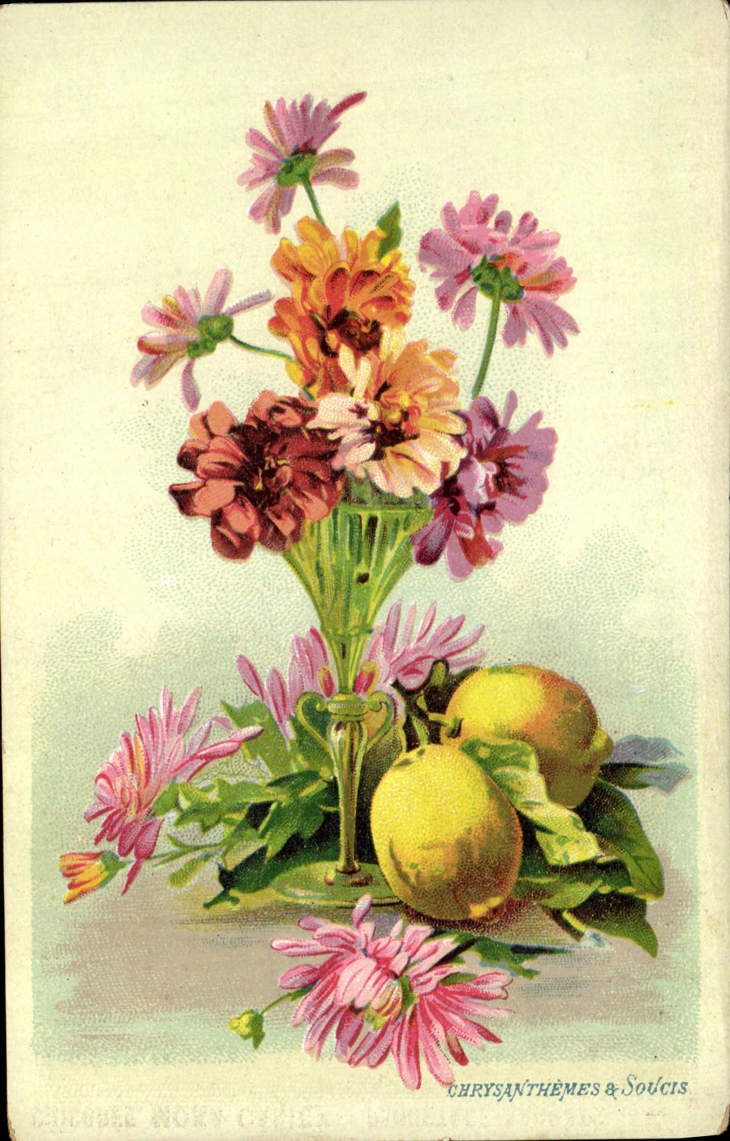 CPA Fantaisie Fleurs 