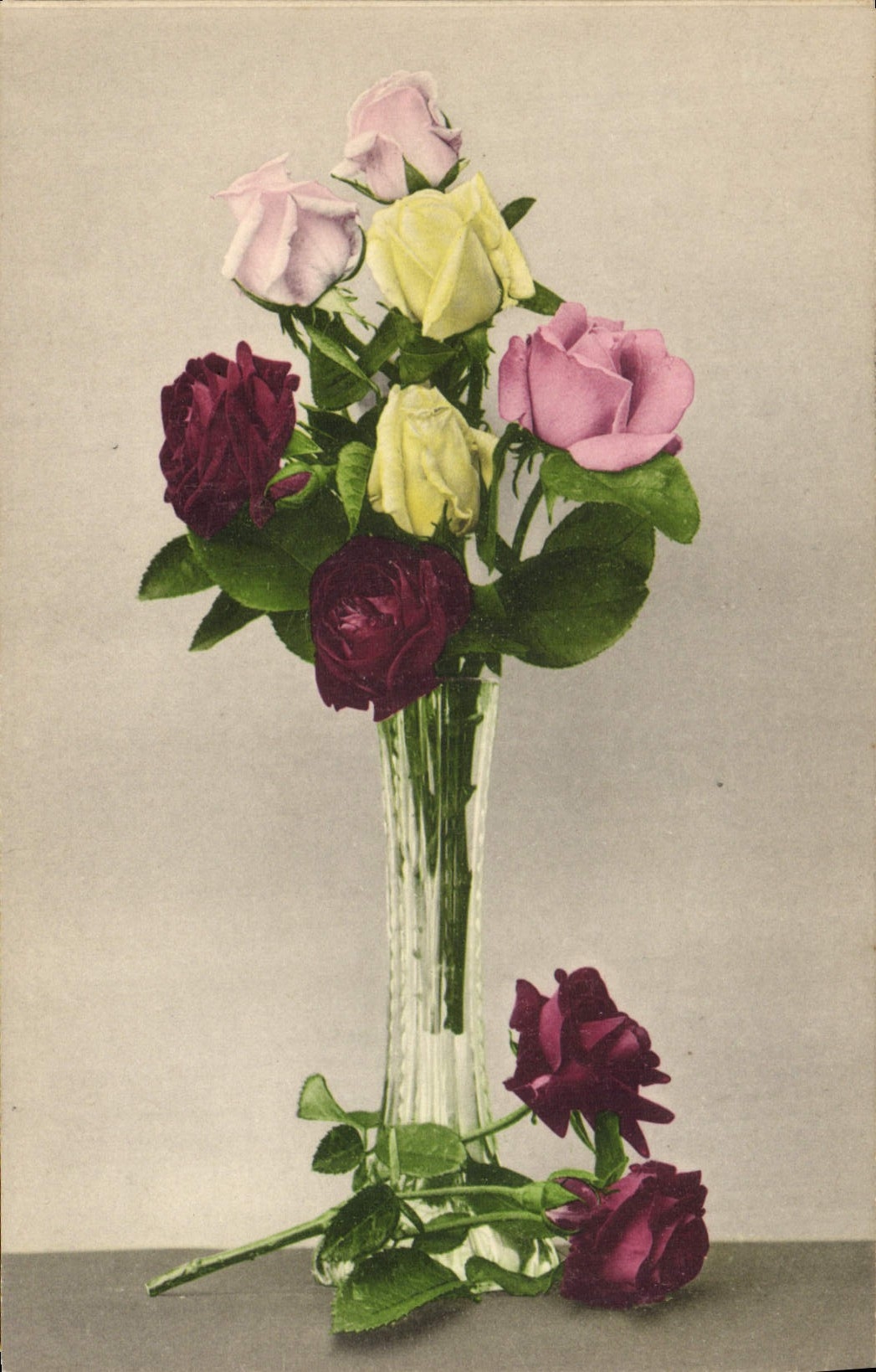 CPA Fantaisie Fleurs 