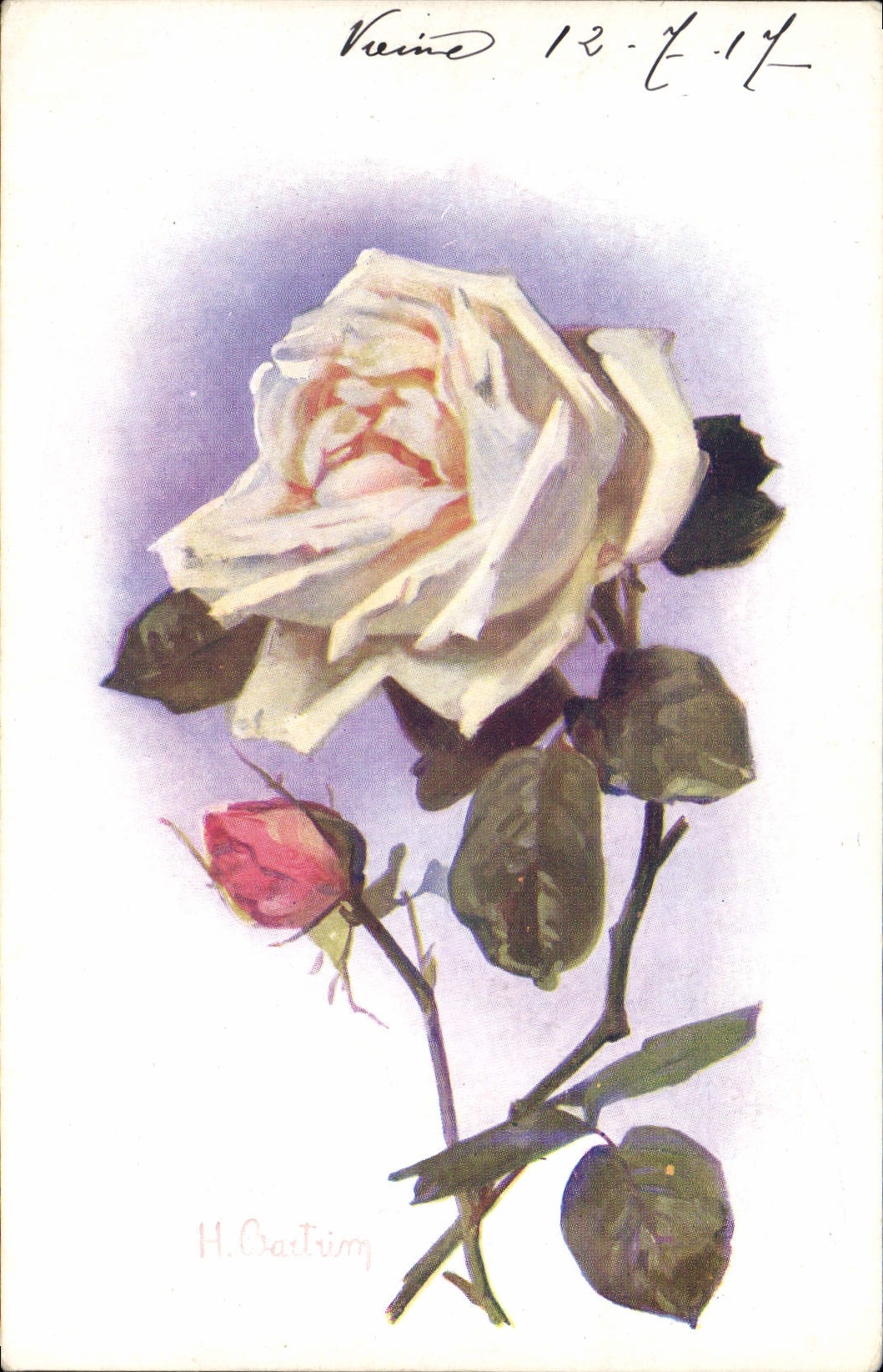 CPA Fantaisie Fleurs 