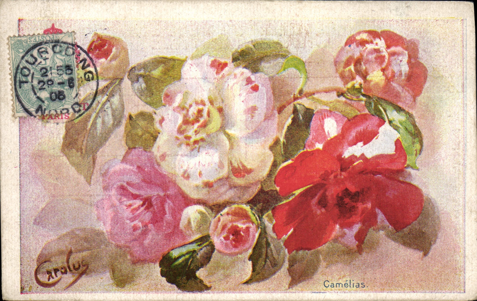 CPA Fantaisie Fleurs 