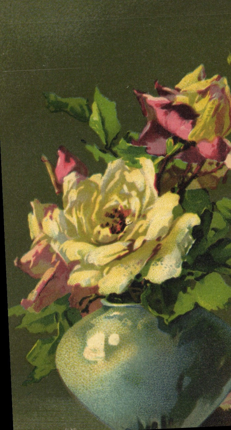 CPA Fantaisie Fleurs 