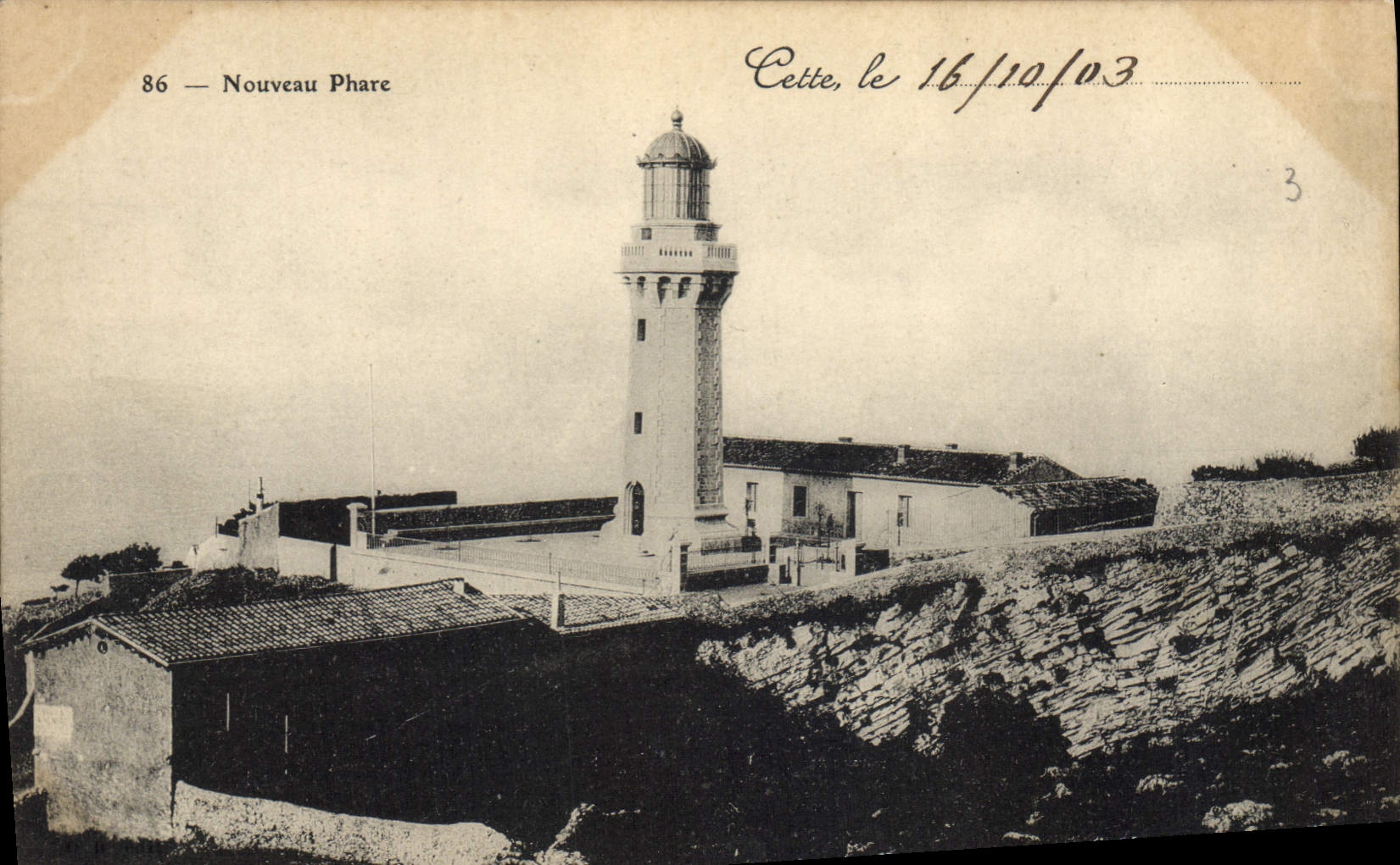 CPA Nouveau Phare Cette