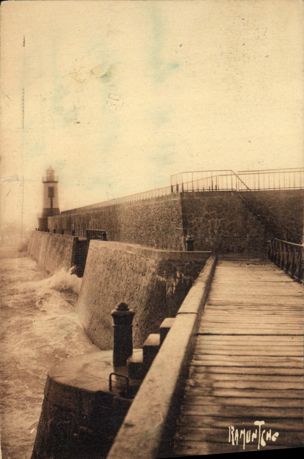 Vintage Postcard Headlight