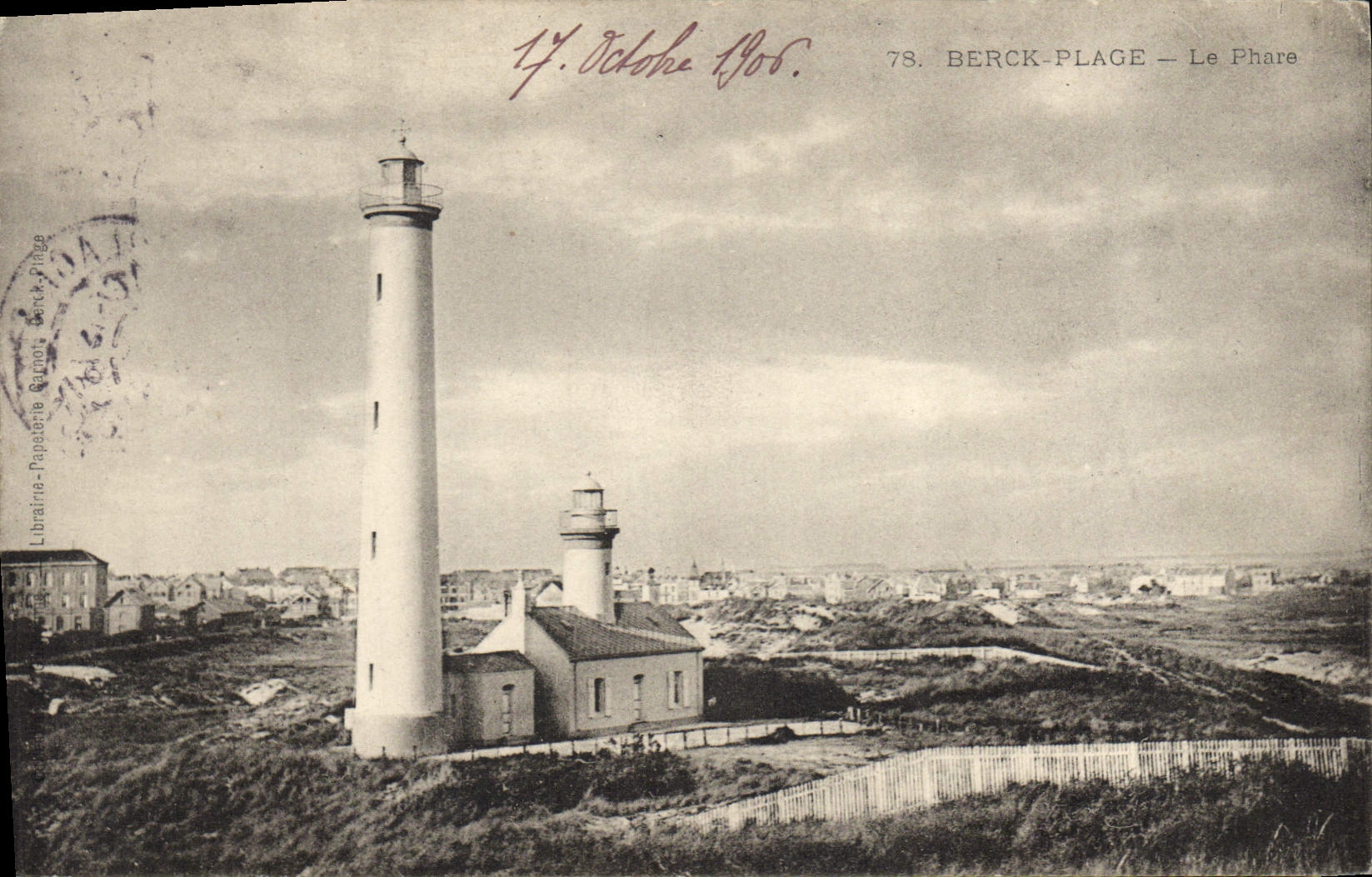 CPA Phare Berck Plage