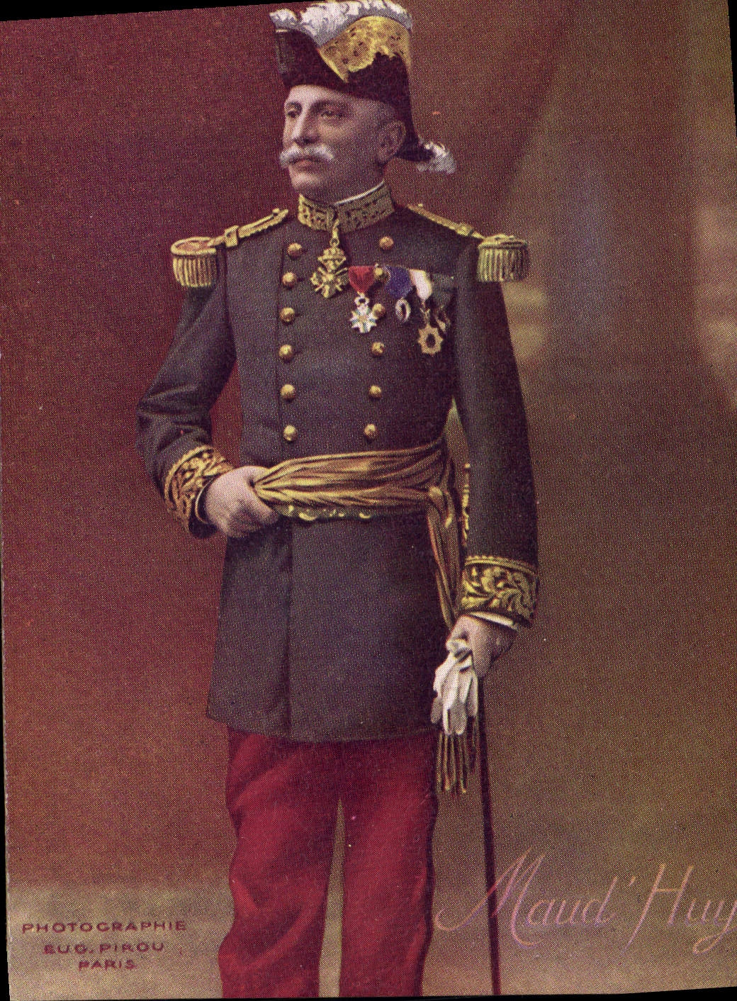 CPA Militaria General Maud(Huy