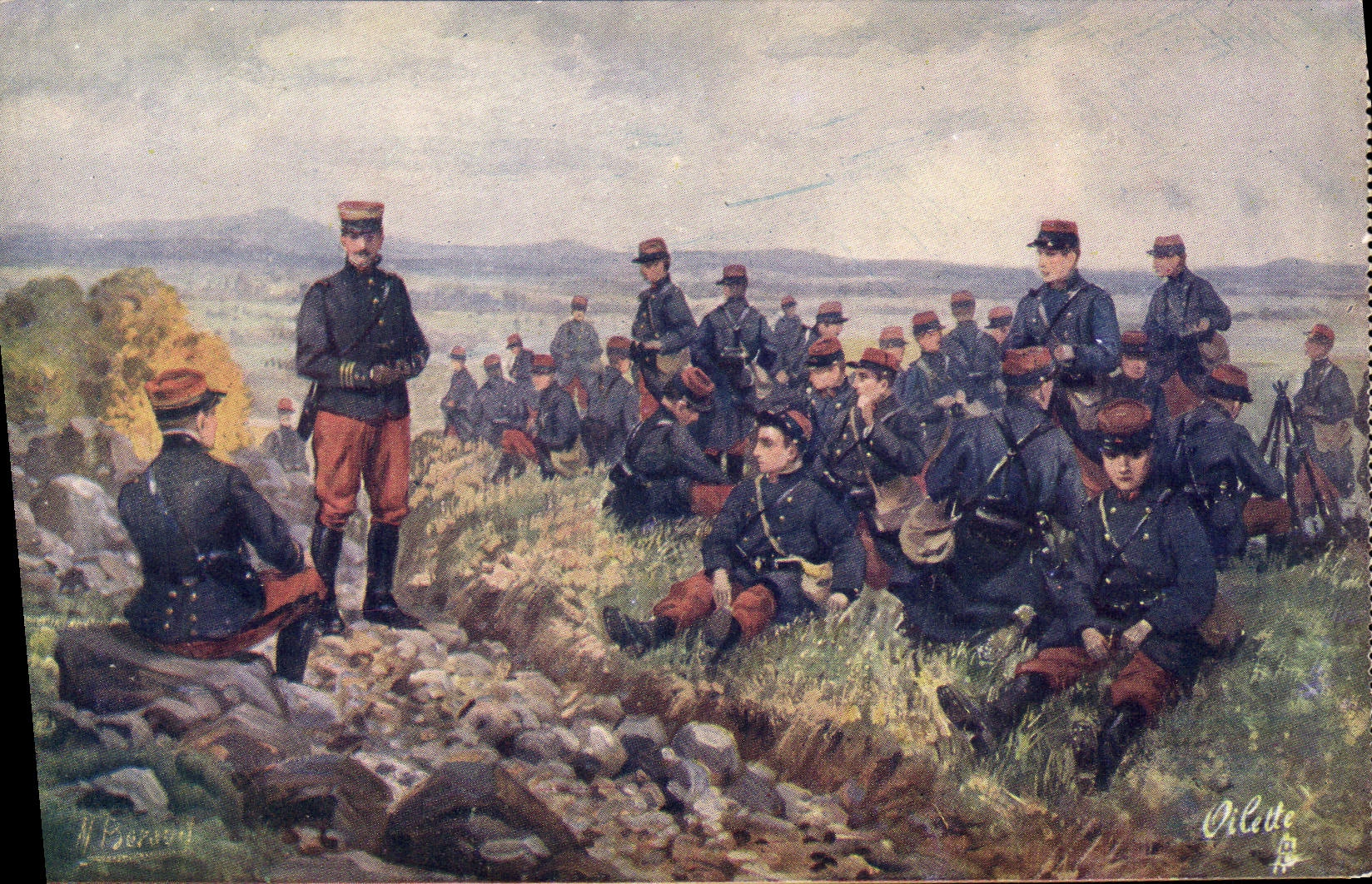 CPA Militaria Infanterie