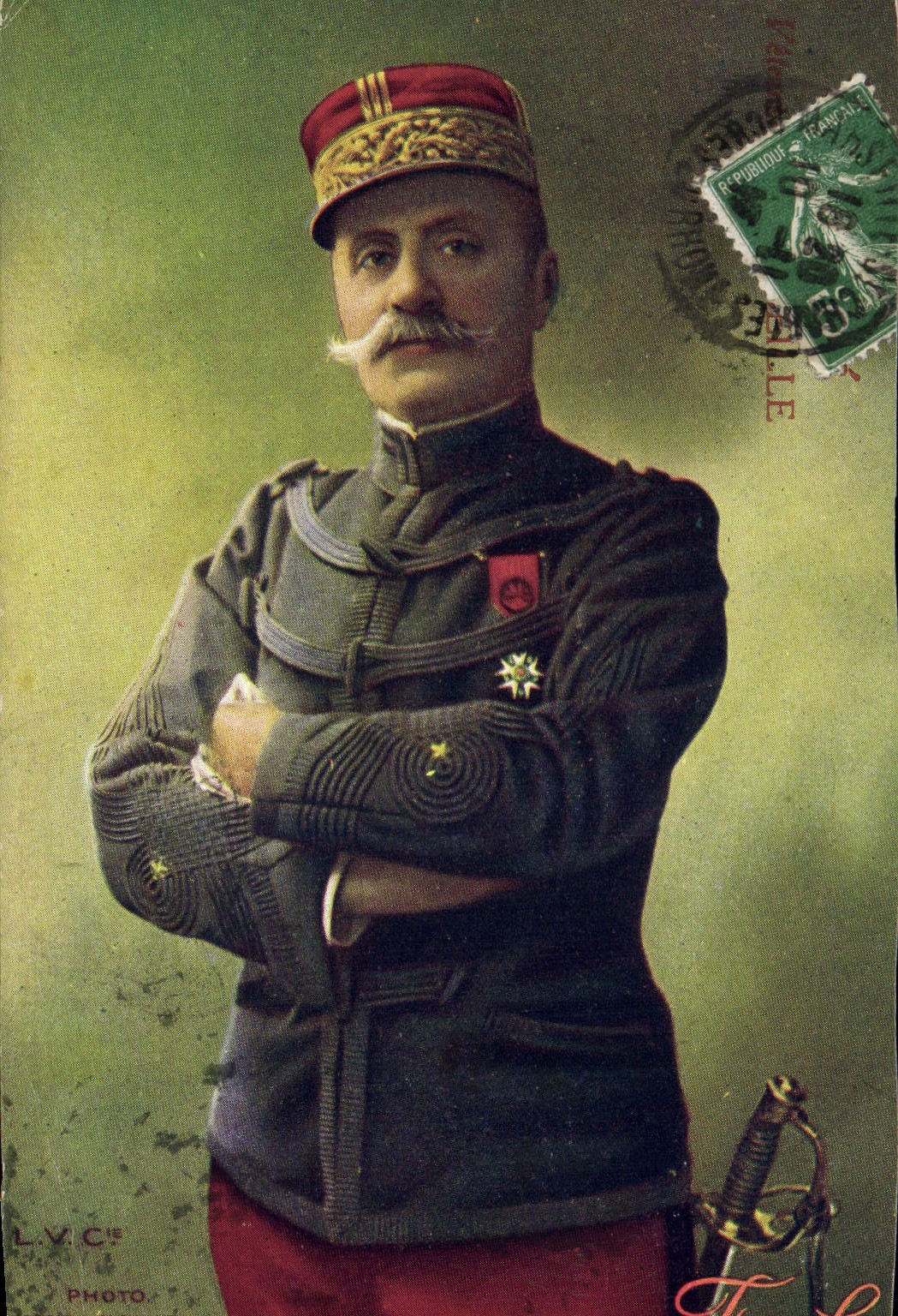 Vintage Postcard General Militaria Foch
