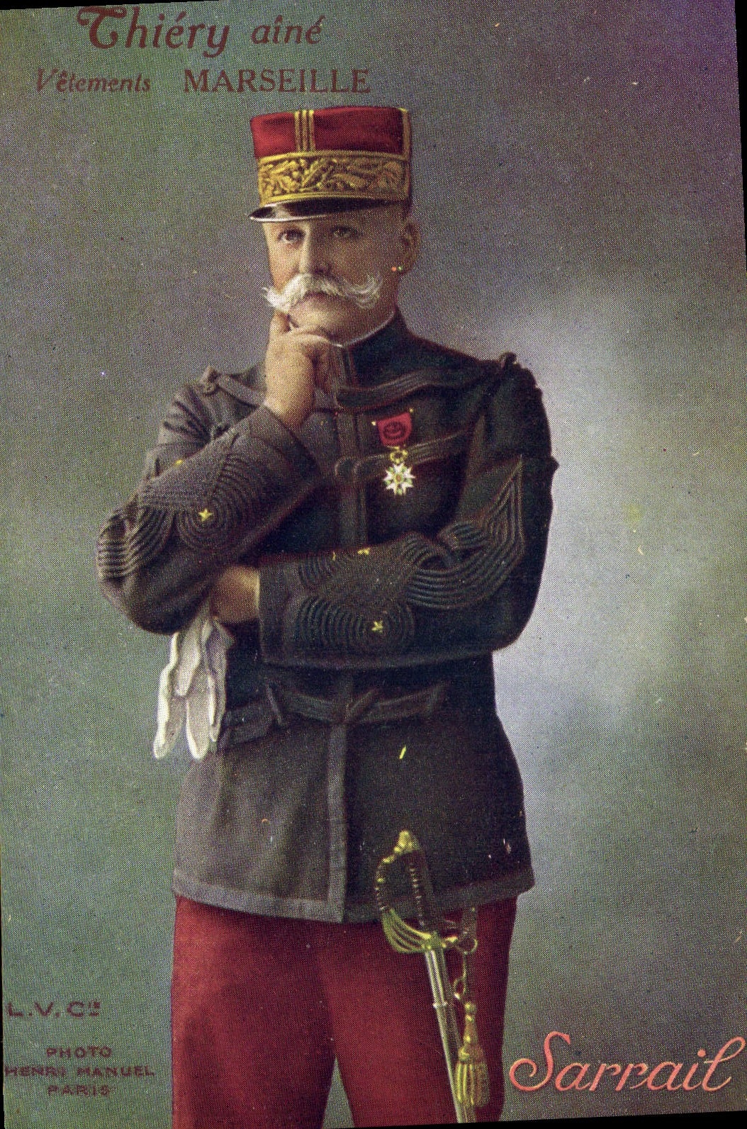 CPA Militaria General Sarrail