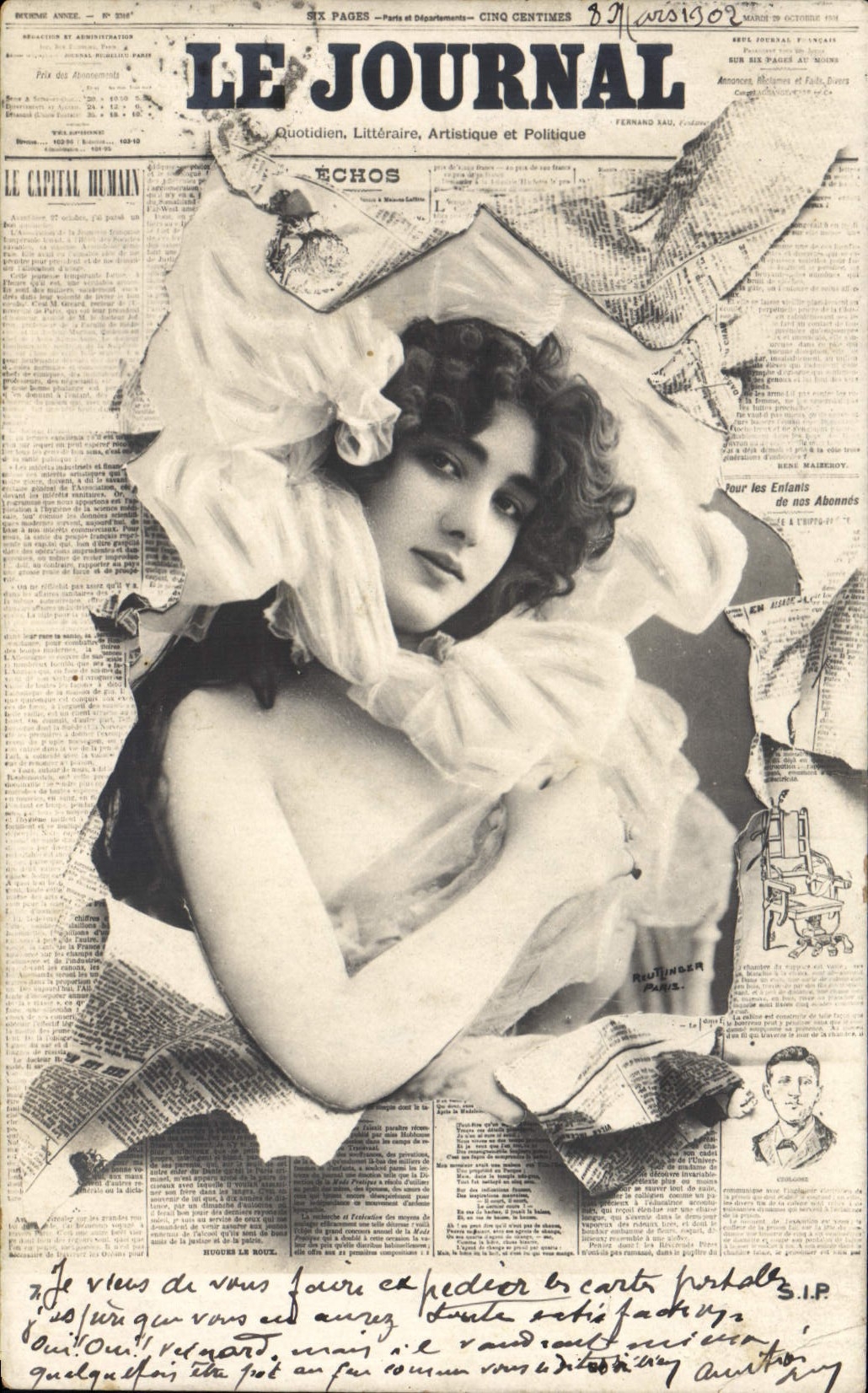 CPA Fantaisie Journaux Journal 