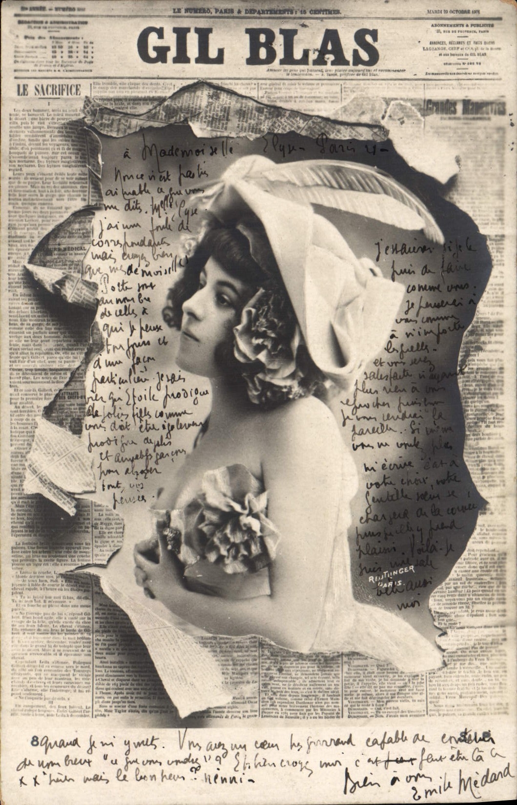 CPA Fantaisie Journaux Journal Gil Blas