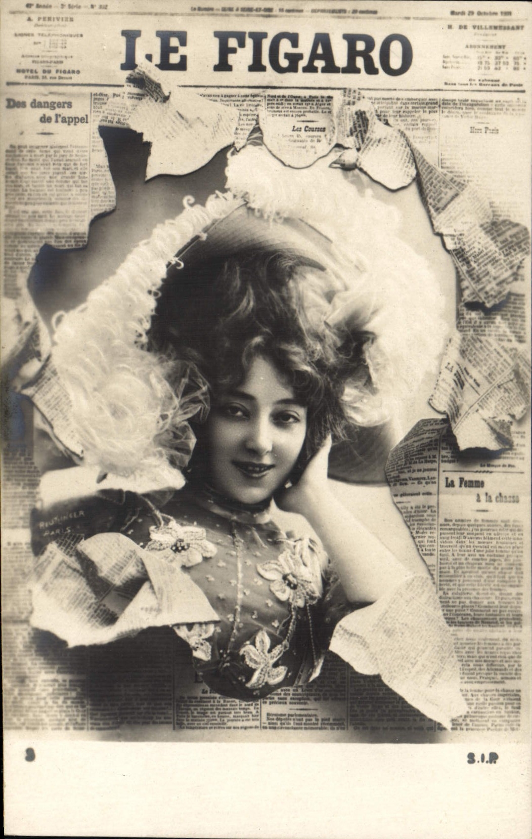 CPA Fantaisie Journaux Journal Le Figaro