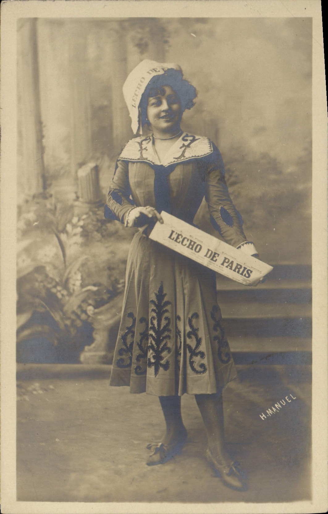 CPA Fantaisie Journaux Journal L'Echo de Paris