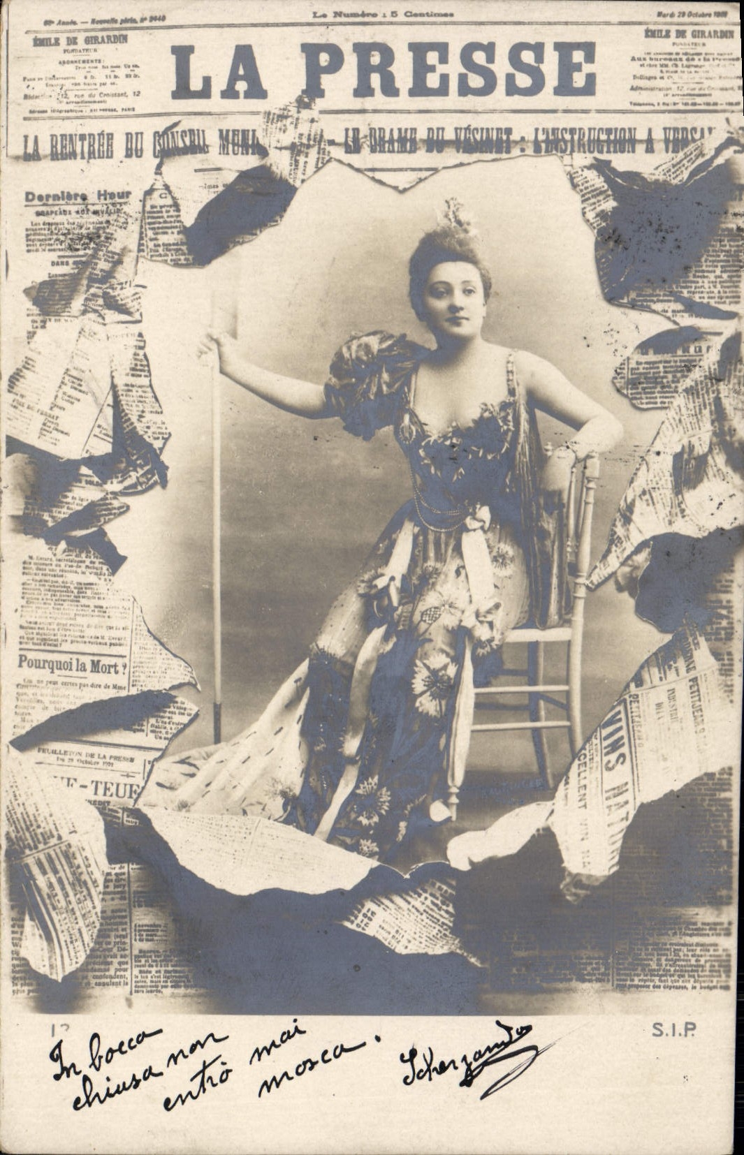 CPA Fantaisie Journaux Journal La Presse