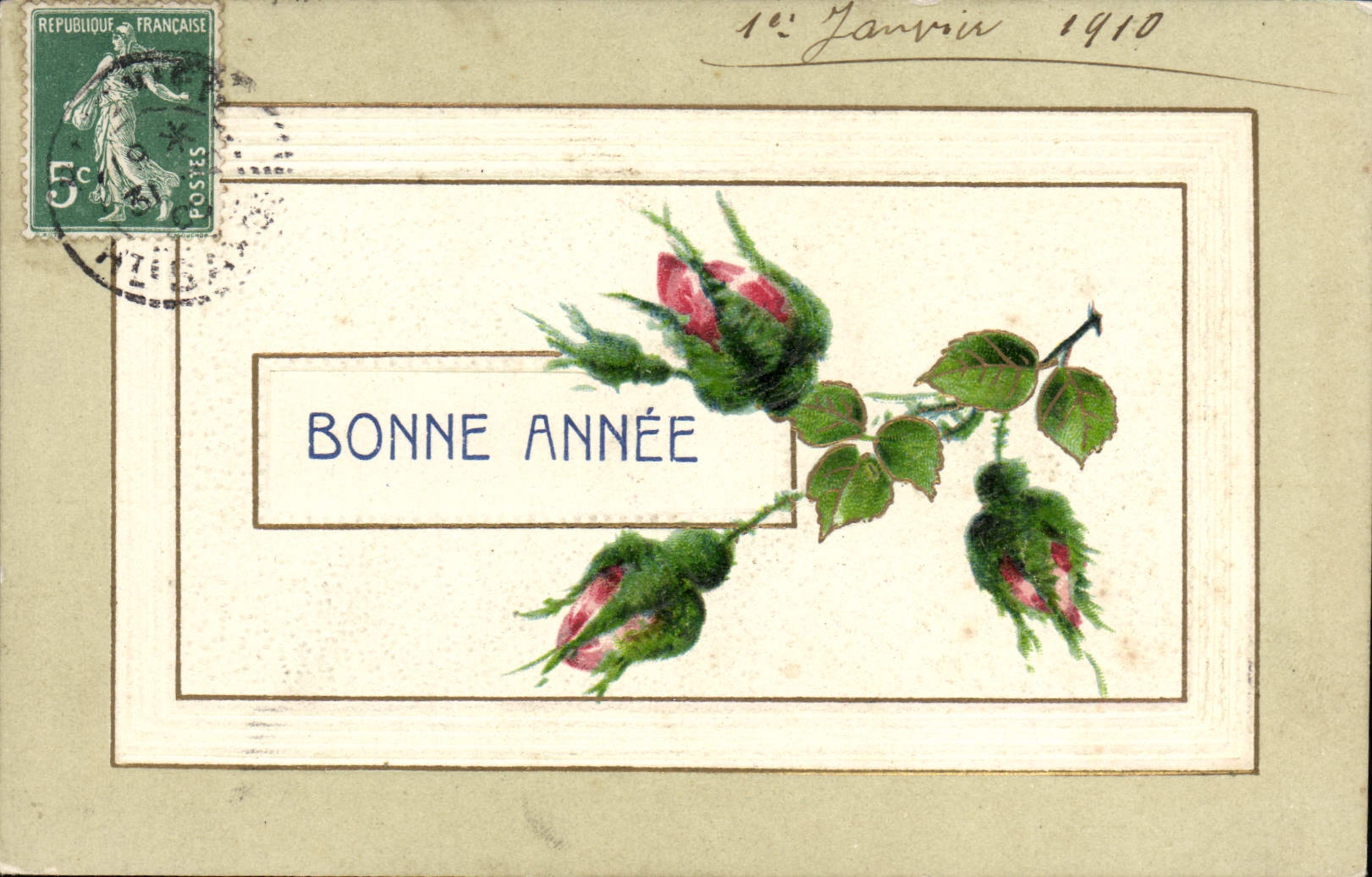 CPA Fantaisie Fleurs 