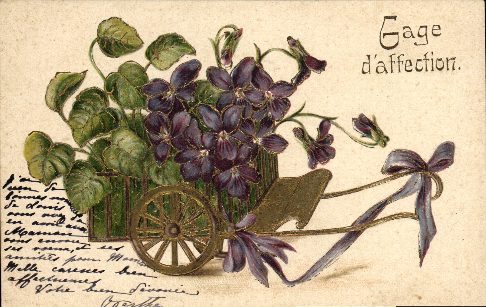 CPA Fantaisie Fleurs 