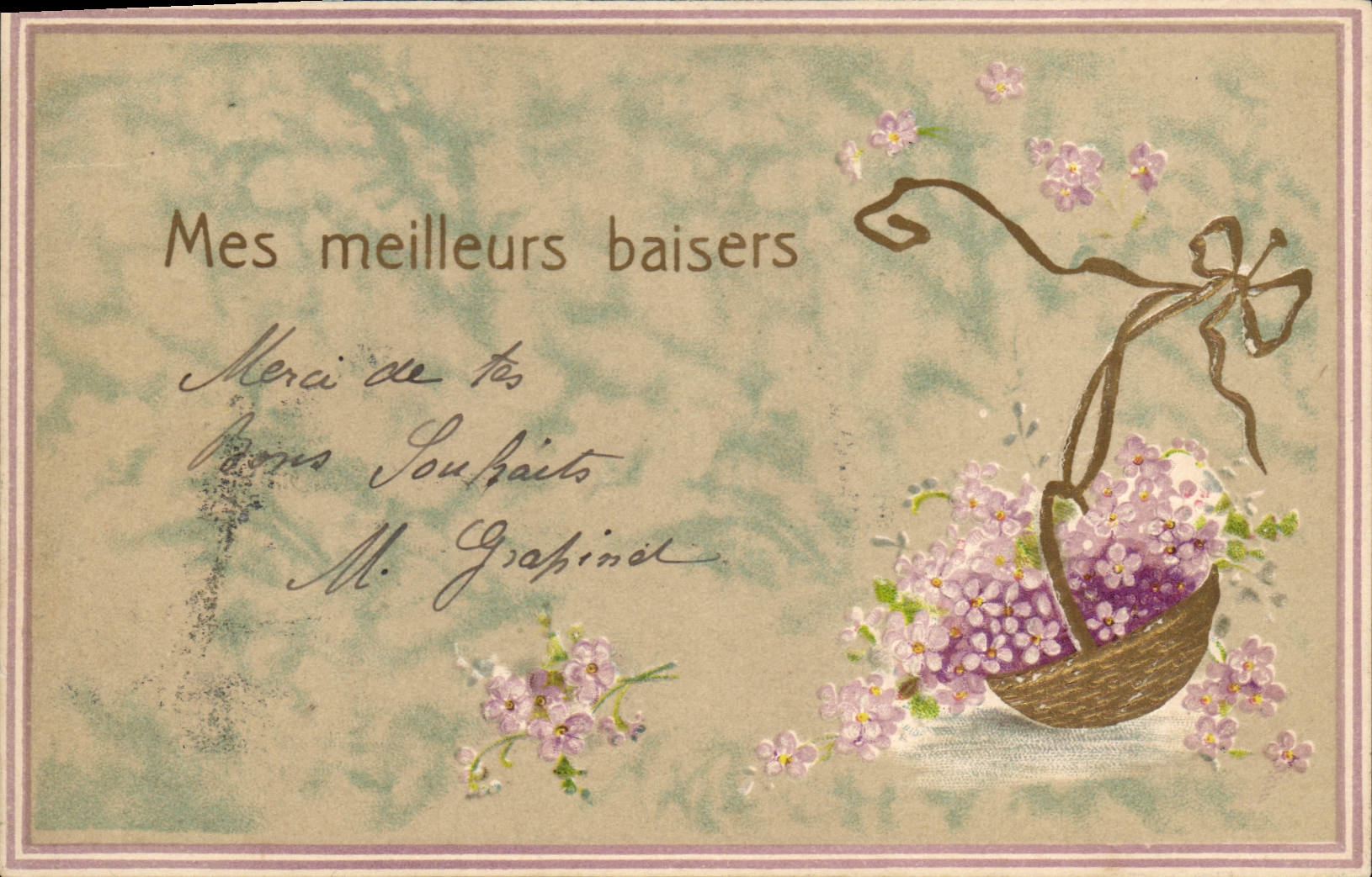 CPA Fantaisie Fleurs 